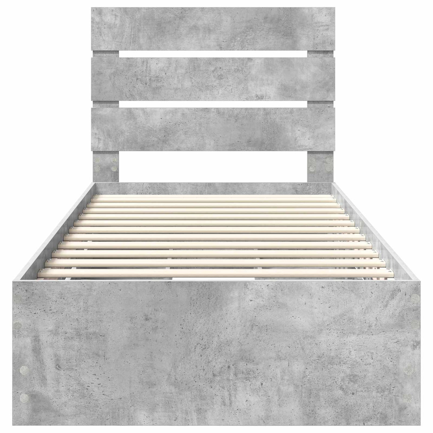 Bedframe met lade Beton Grijs 90 x 200 cm Ingenieurshout is nu te koop bij PeponiXL, paradijselijk wonen!