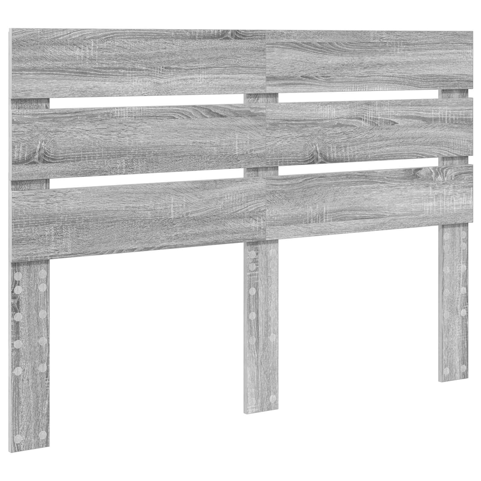 Bedframe met lade Grijs Sonoma 140 x 200 cm Bewerkt hout is nu te koop bij PeponiXL, paradijselijk wonen!