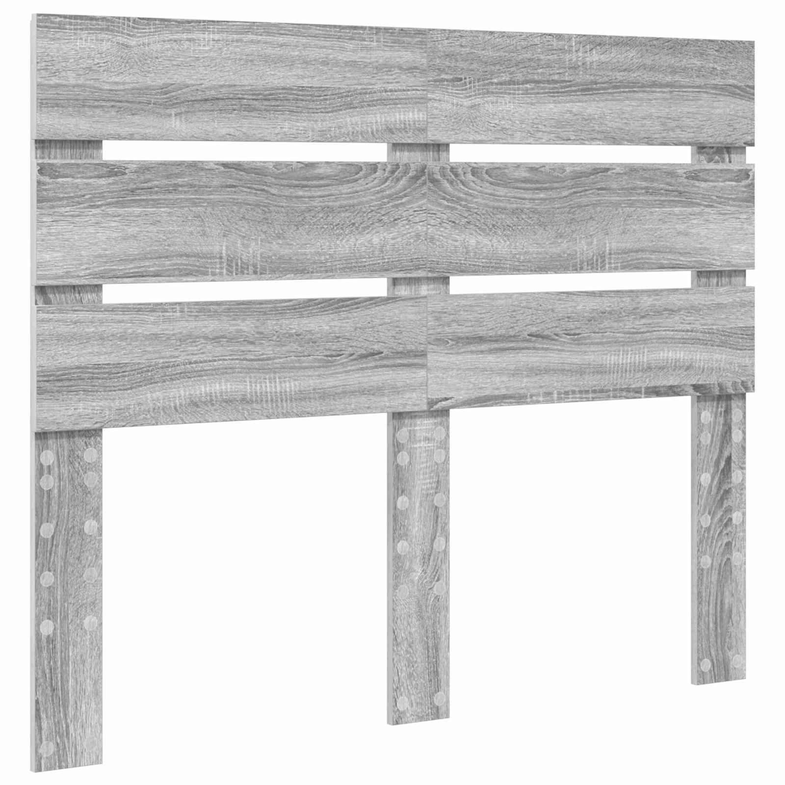 Bedframe met lade Grijs Sonoma 135 x 190 cm Bewerkt hout is nu te koop bij PeponiXL, paradijselijk wonen!