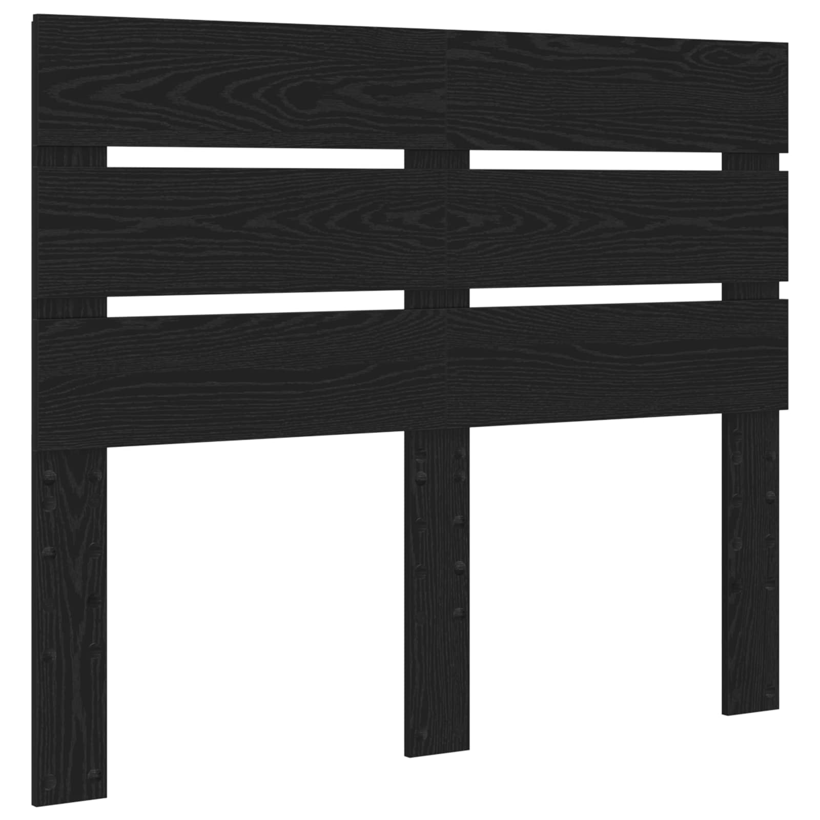 Bedframe met lade Zwart Eiken 120 x 200 cm Bewerkt hout is nu te koop bij PeponiXL, paradijselijk wonen!