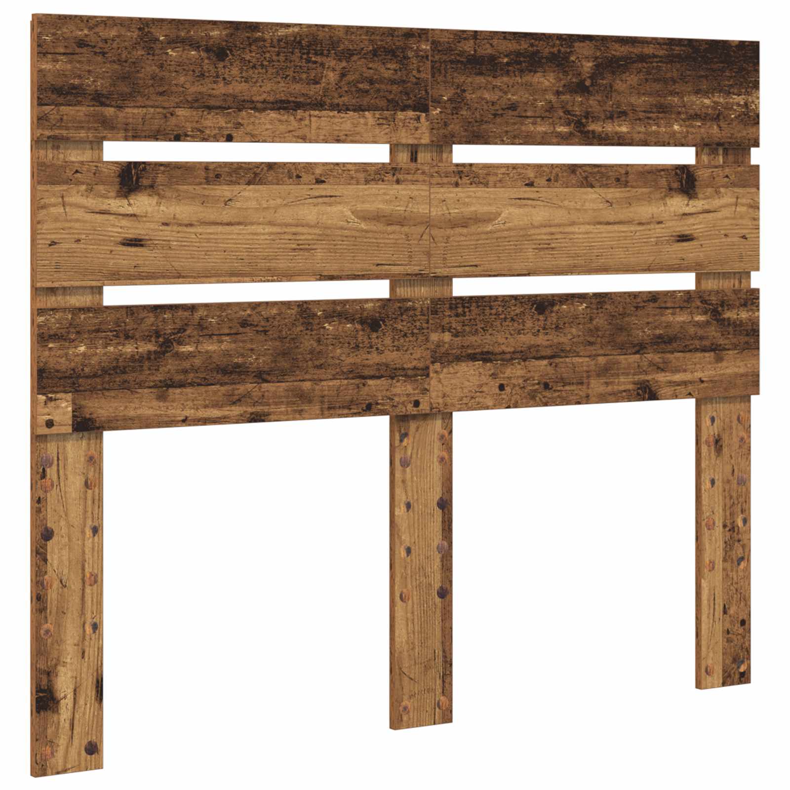 Bedframe met lade met opslag Oudhout 120 x 190 cm Bewerkt hout is nu te koop bij PeponiXL, paradijselijk wonen!