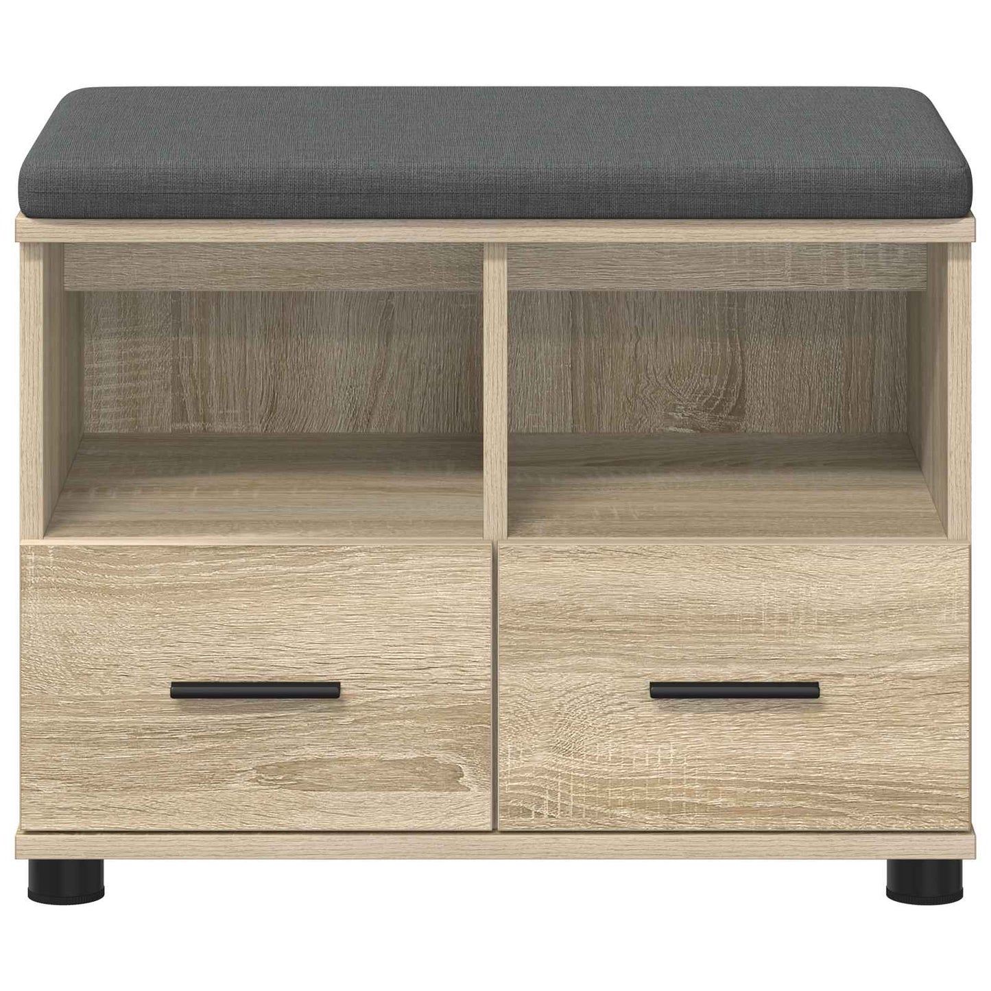 Halbank met kussen met lade Sonoma Eiken 60 x 38 x 46 cm is nu te koop bij PeponiXL, paradijselijk wonen!