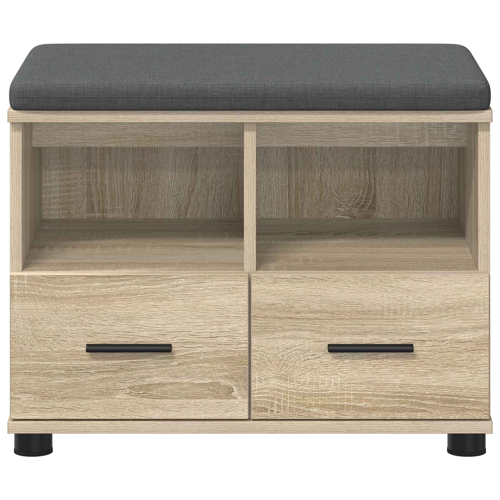 Halbank met kussen met lade Sonoma Eiken 60 x 38 x 46 cm is nu te koop bij PeponiXL, paradijselijk wonen!