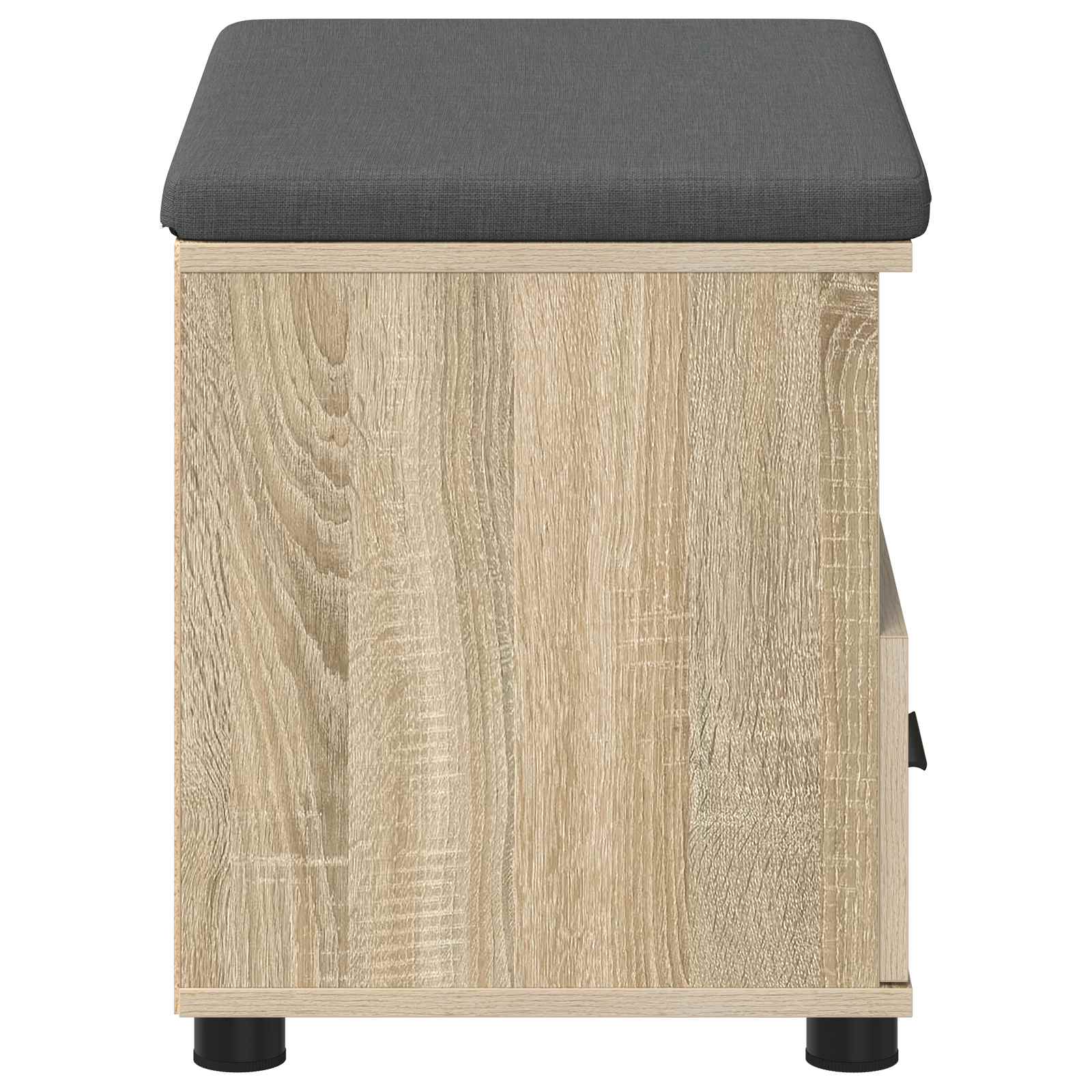 Halbank met kussen met lade Sonoma Eiken 60 x 38 x 46 cm is nu te koop bij PeponiXL, paradijselijk wonen!