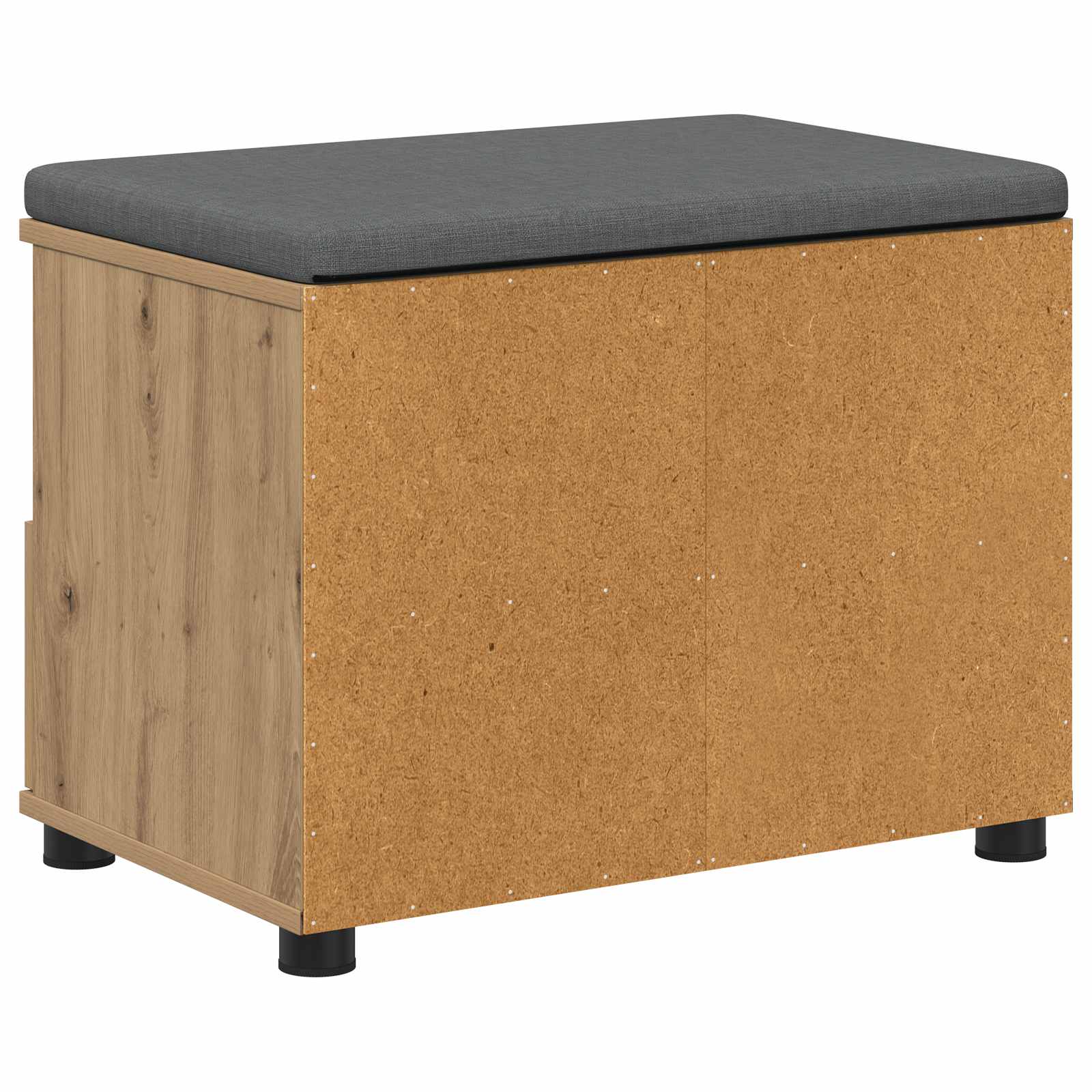 Halbank met kussen met lade Artisan Eik 60 x 38 x 46 cm is nu te koop bij PeponiXL, paradijselijk wonen!