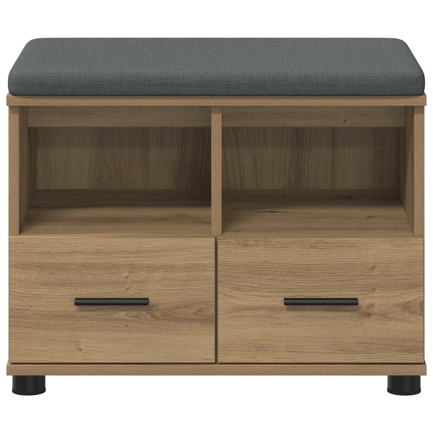 Halbank met kussen met lade Artisan Eik 60 x 38 x 46 cm is nu te koop bij PeponiXL, paradijselijk wonen!