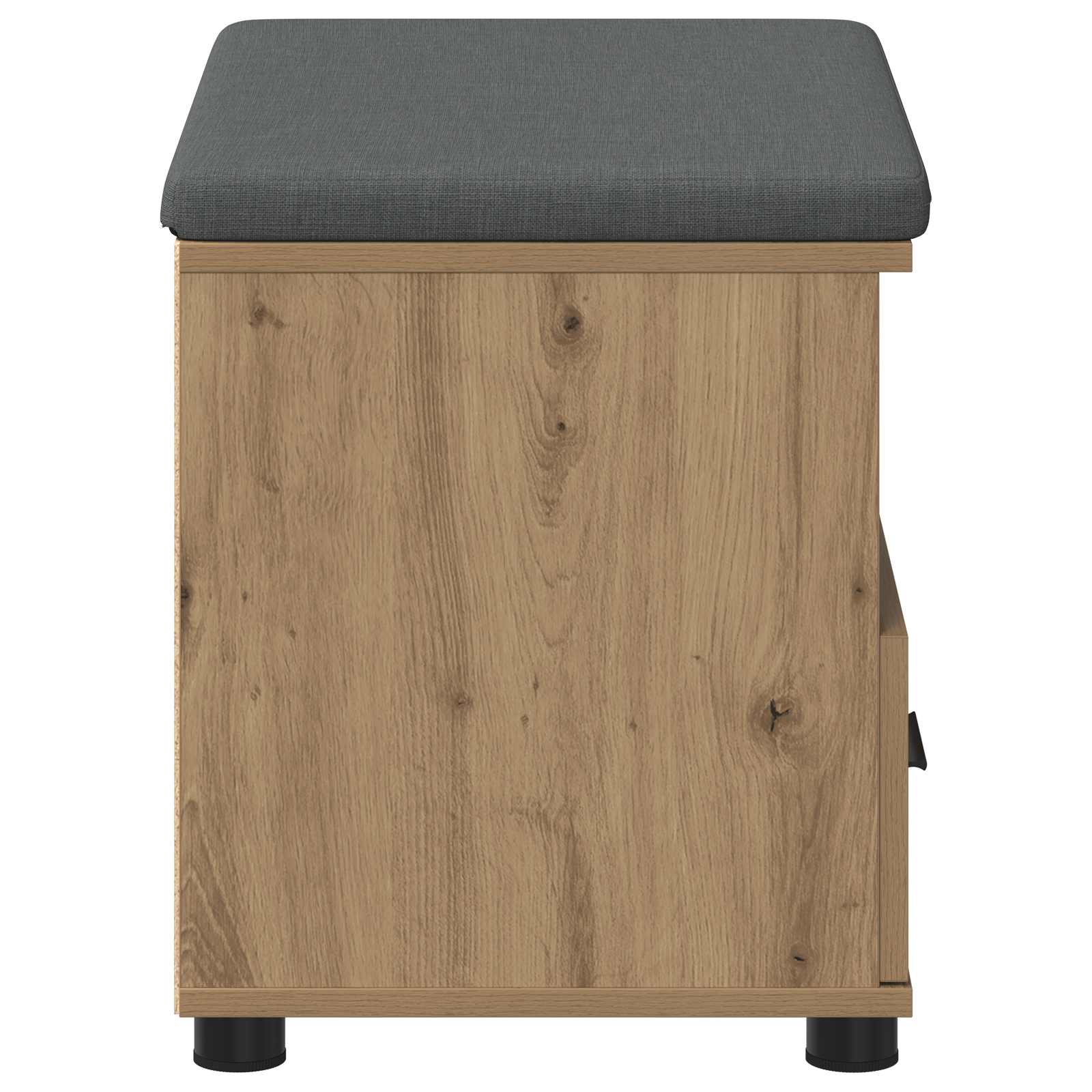 Halbank met kussen met lade Artisan Eik 60 x 38 x 46 cm is nu te koop bij PeponiXL, paradijselijk wonen!
