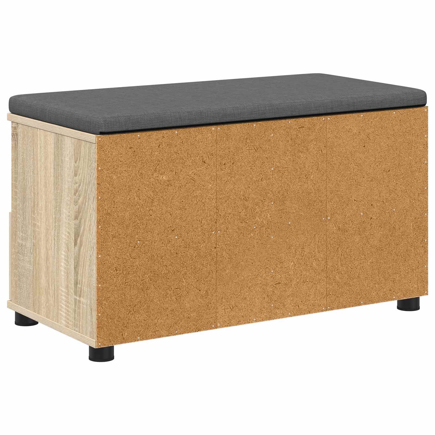 Halbank met kussen met lade Sonoma Eiken 80 x 38 x 46 cm is nu te koop bij PeponiXL, paradijselijk wonen!