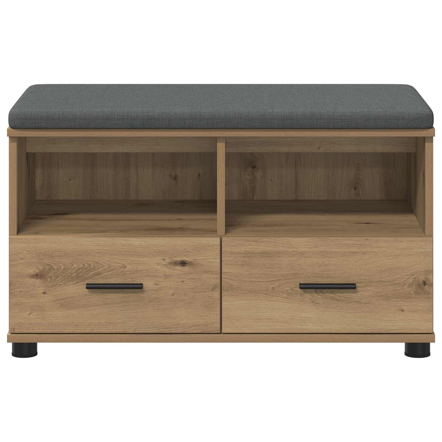 Halbank met kussen met lade Artisan Eik 80 x 38 x 46 cm is nu te koop bij PeponiXL, paradijselijk wonen!