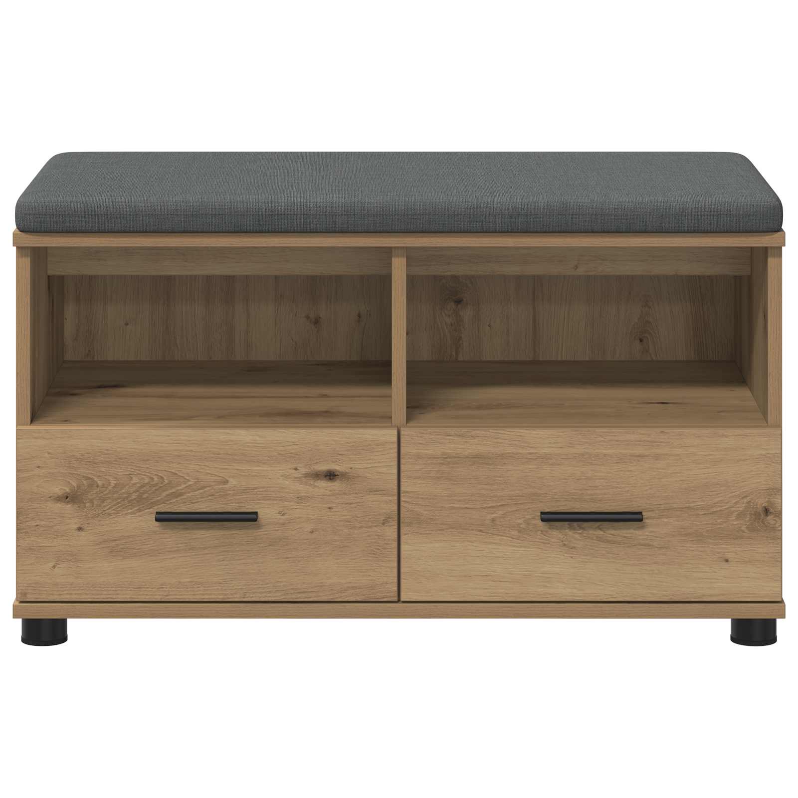 Halbank met kussen met lade Artisan Eik 80 x 38 x 46 cm is nu te koop bij PeponiXL, paradijselijk wonen!