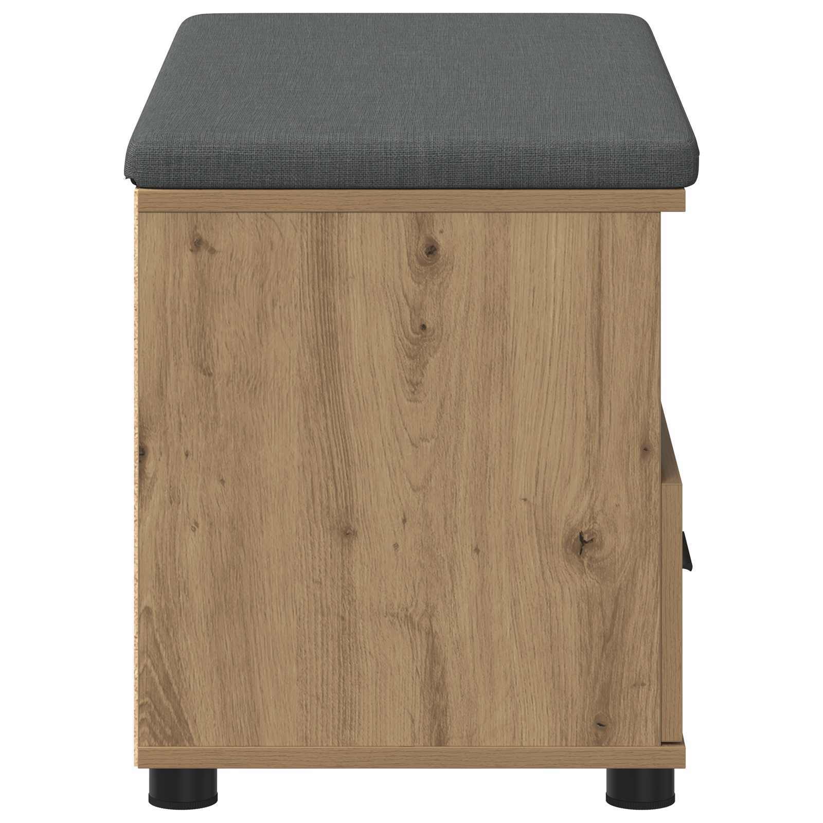 Halbank met kussen met lade Artisan Eik 80 x 38 x 46 cm is nu te koop bij PeponiXL, paradijselijk wonen!