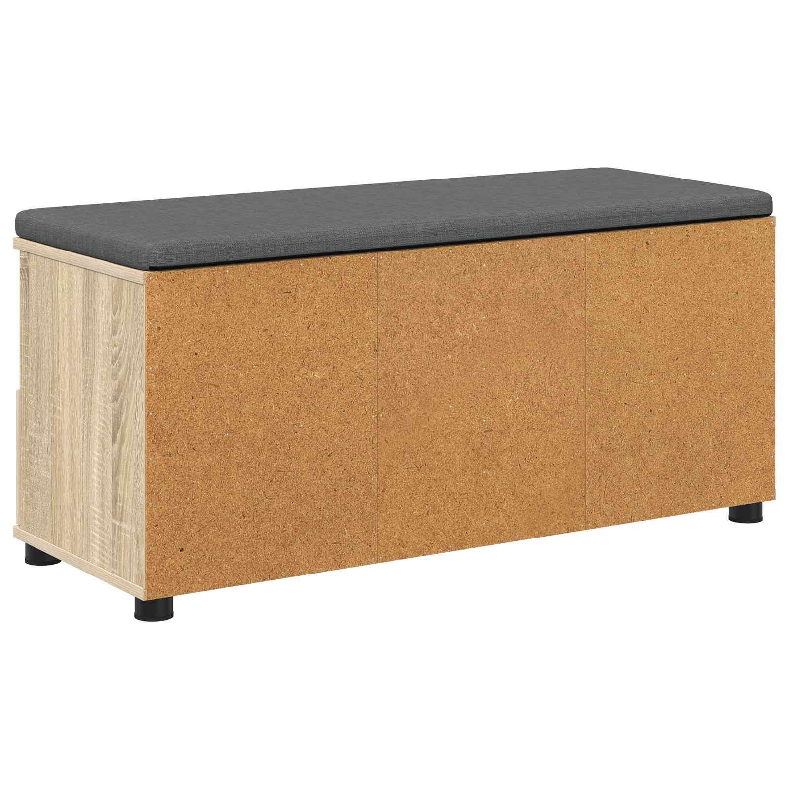Halbank met kussen met lade Sonoma Eiken 100 x 38 x 46 cm is nu te koop bij PeponiXL, paradijselijk wonen!