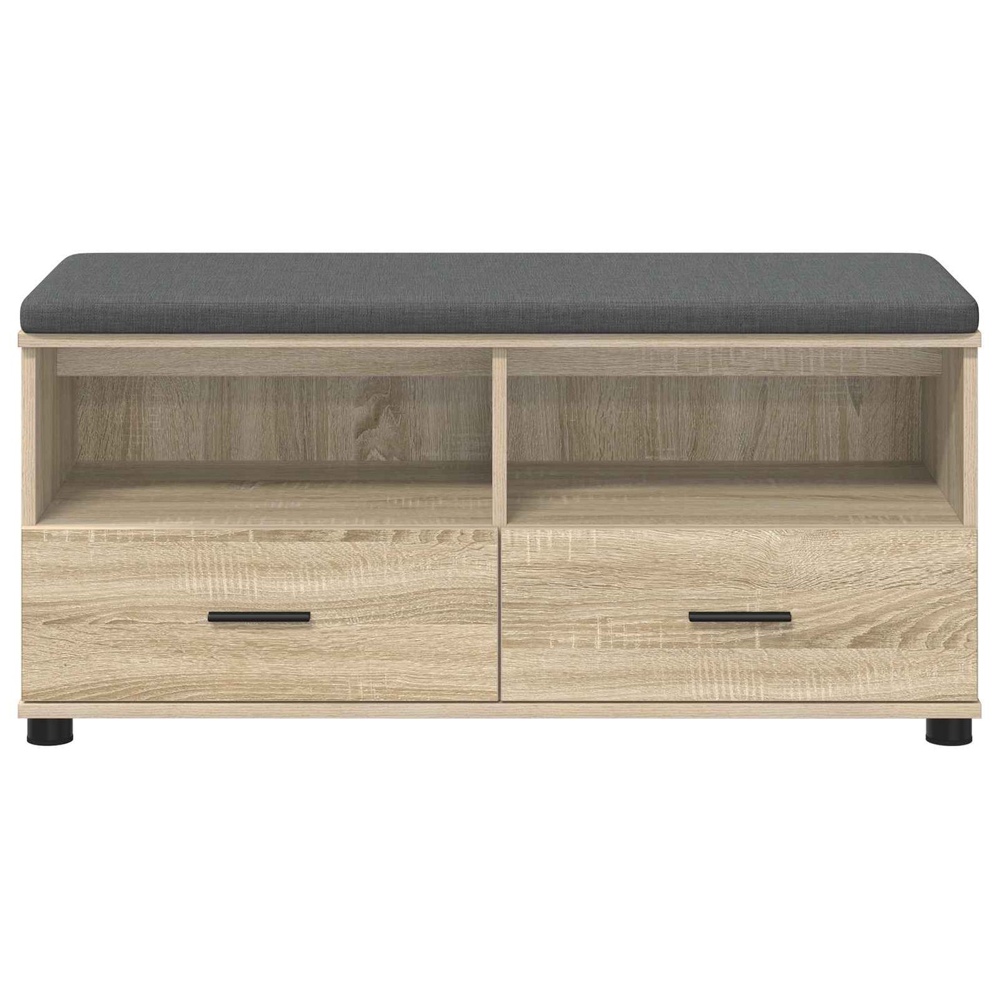 Halbank met kussen met lade Sonoma Eiken 100 x 38 x 46 cm is nu te koop bij PeponiXL, paradijselijk wonen!