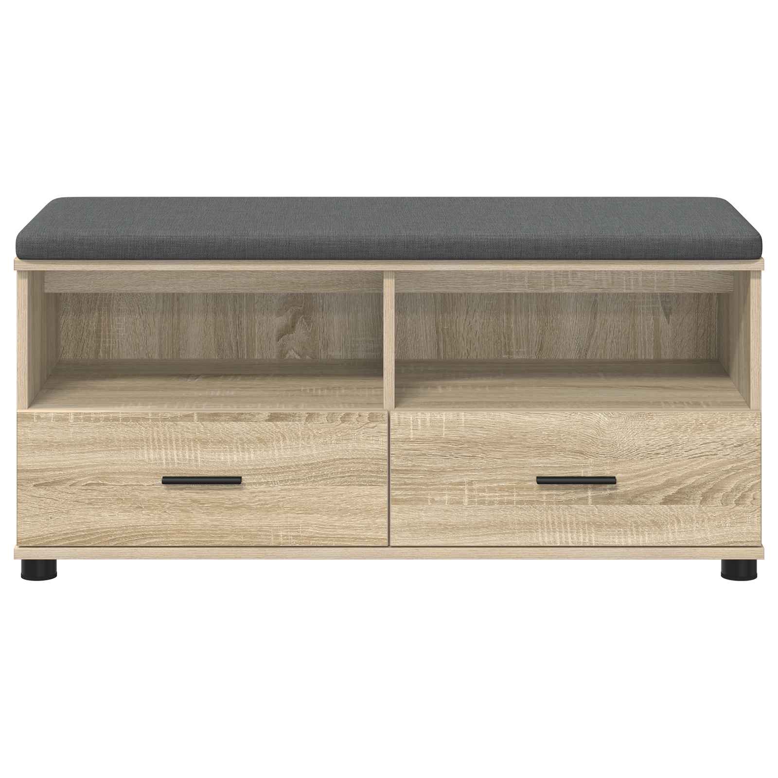Halbank met kussen met lade Sonoma Eiken 100 x 38 x 46 cm is nu te koop bij PeponiXL, paradijselijk wonen!