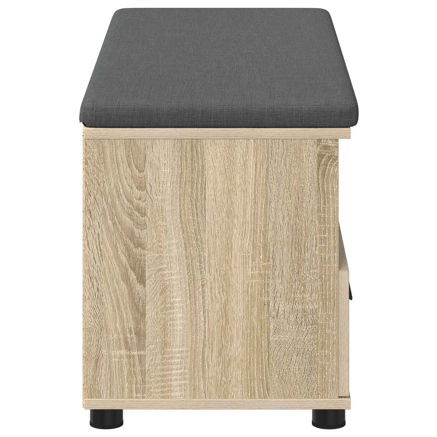 Halbank met kussen met lade Sonoma Eiken 100 x 38 x 46 cm is nu te koop bij PeponiXL, paradijselijk wonen!