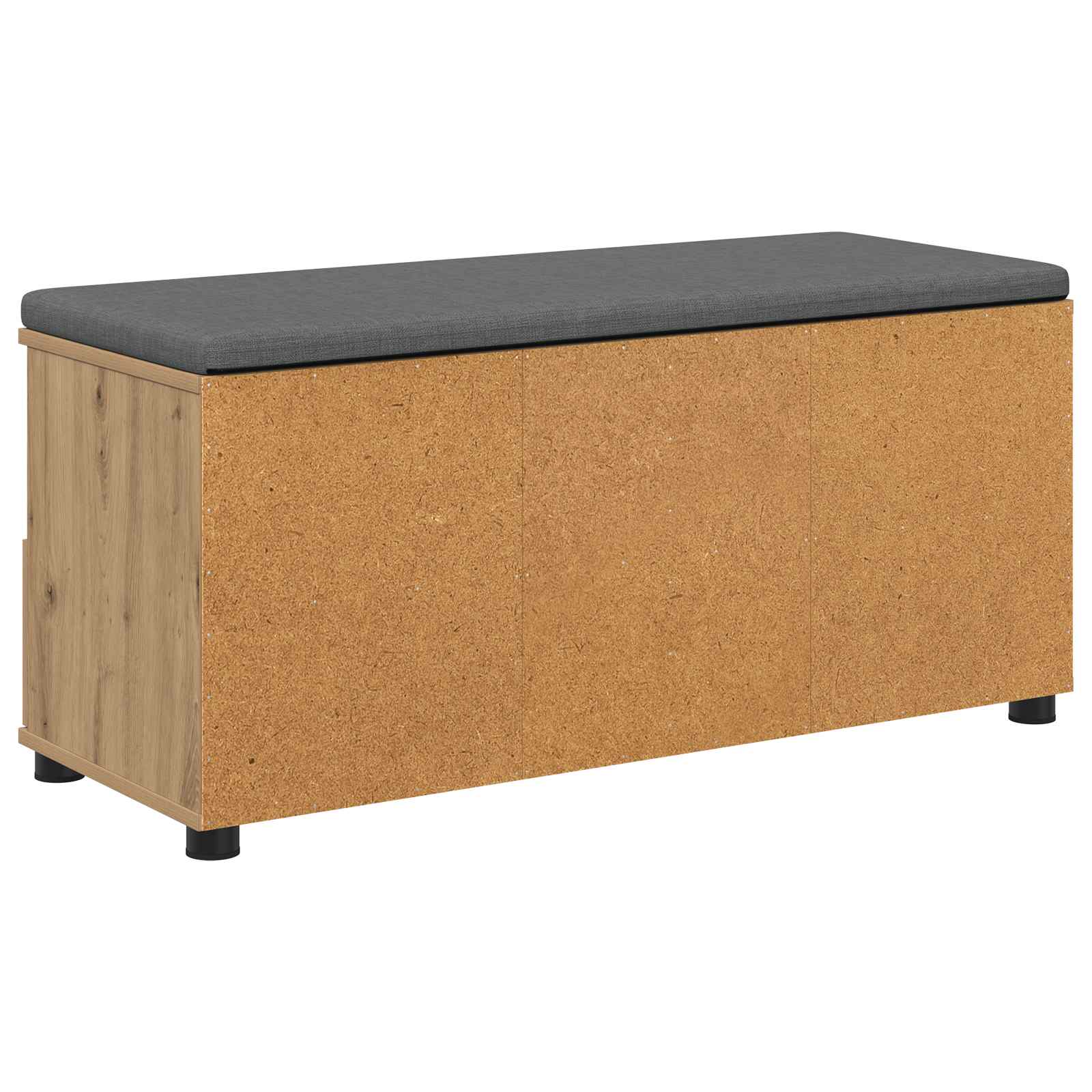 Halbank met kussen met lade Artisan Eik 100 x 38 x 46 cm is nu te koop bij PeponiXL, paradijselijk wonen!