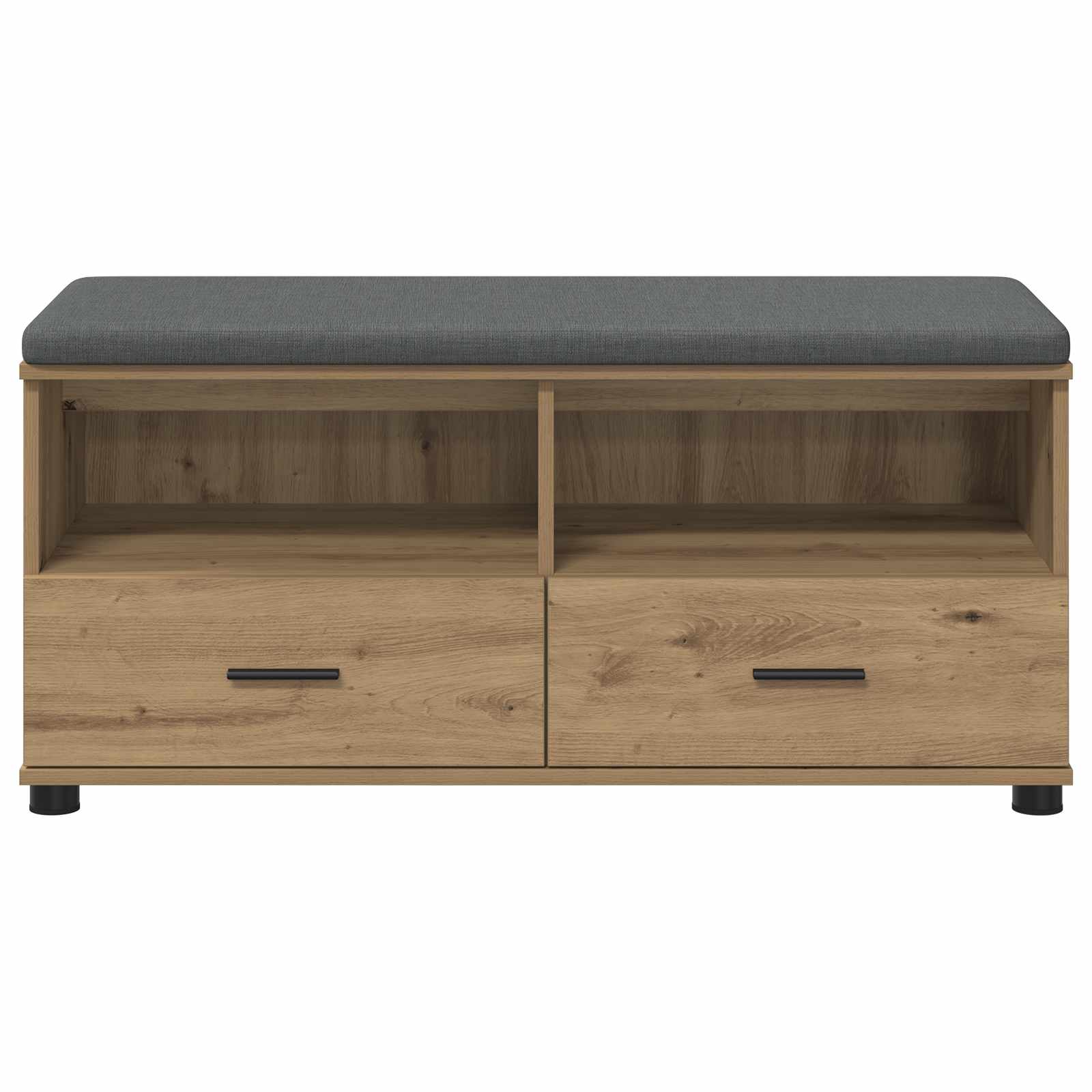 Halbank met kussen met lade Artisan Eik 100 x 38 x 46 cm is nu te koop bij PeponiXL, paradijselijk wonen!