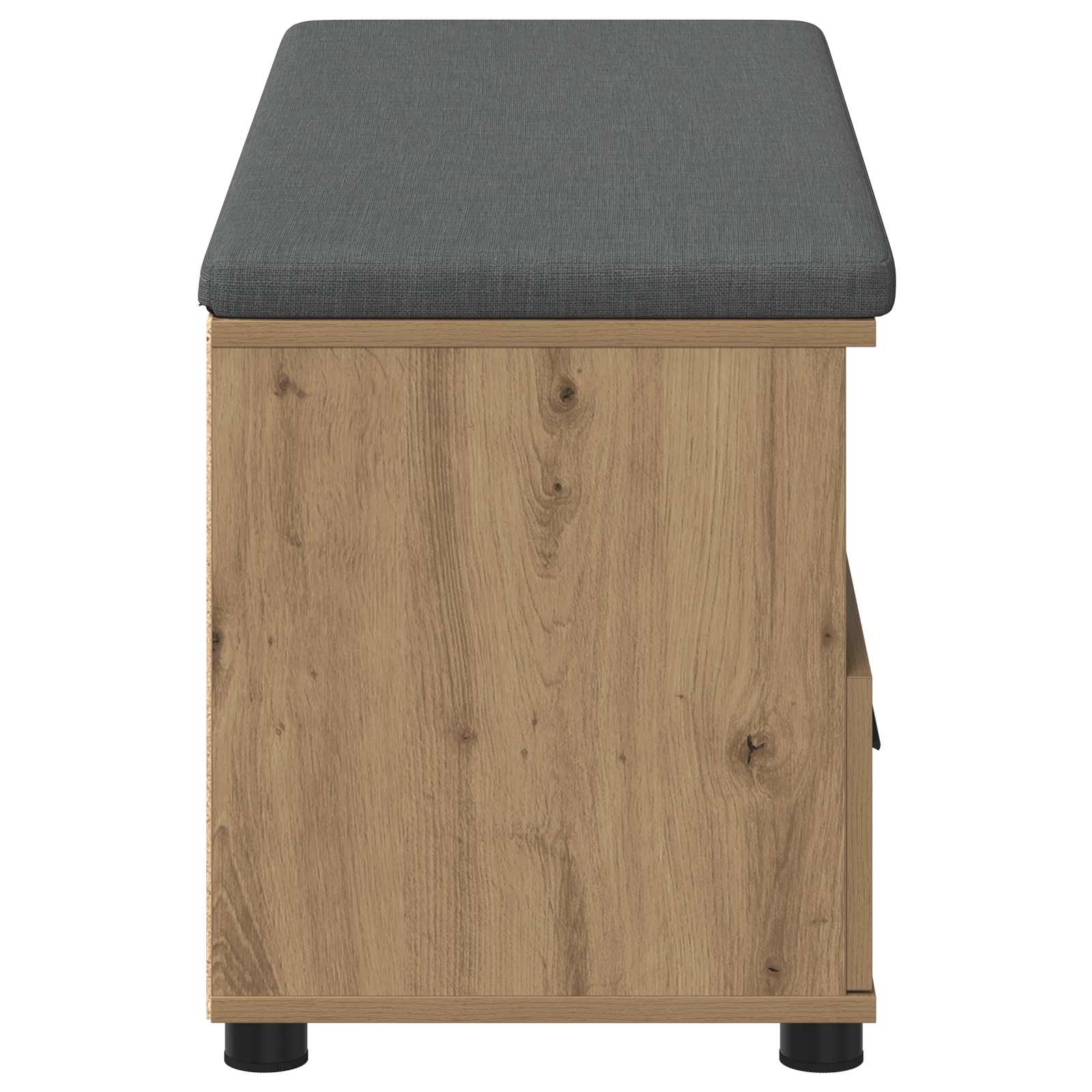 Halbank met kussen met lade Artisan Eik 100 x 38 x 46 cm is nu te koop bij PeponiXL, paradijselijk wonen!
