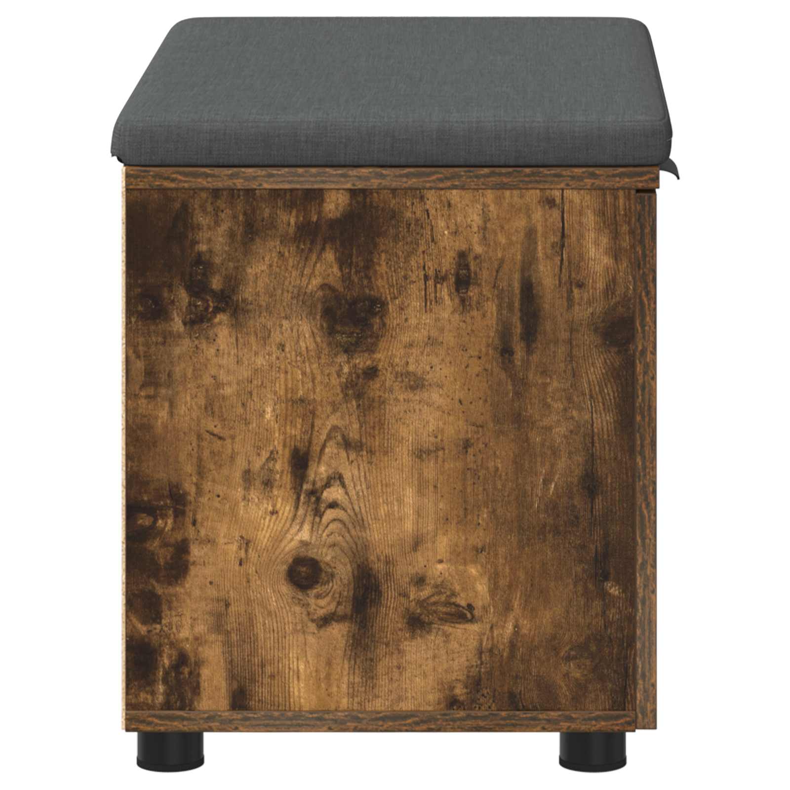 Halbank met kussen met plank Gerookte Eik 60 x 38 x 46 cm is nu te koop bij PeponiXL, paradijselijk wonen!