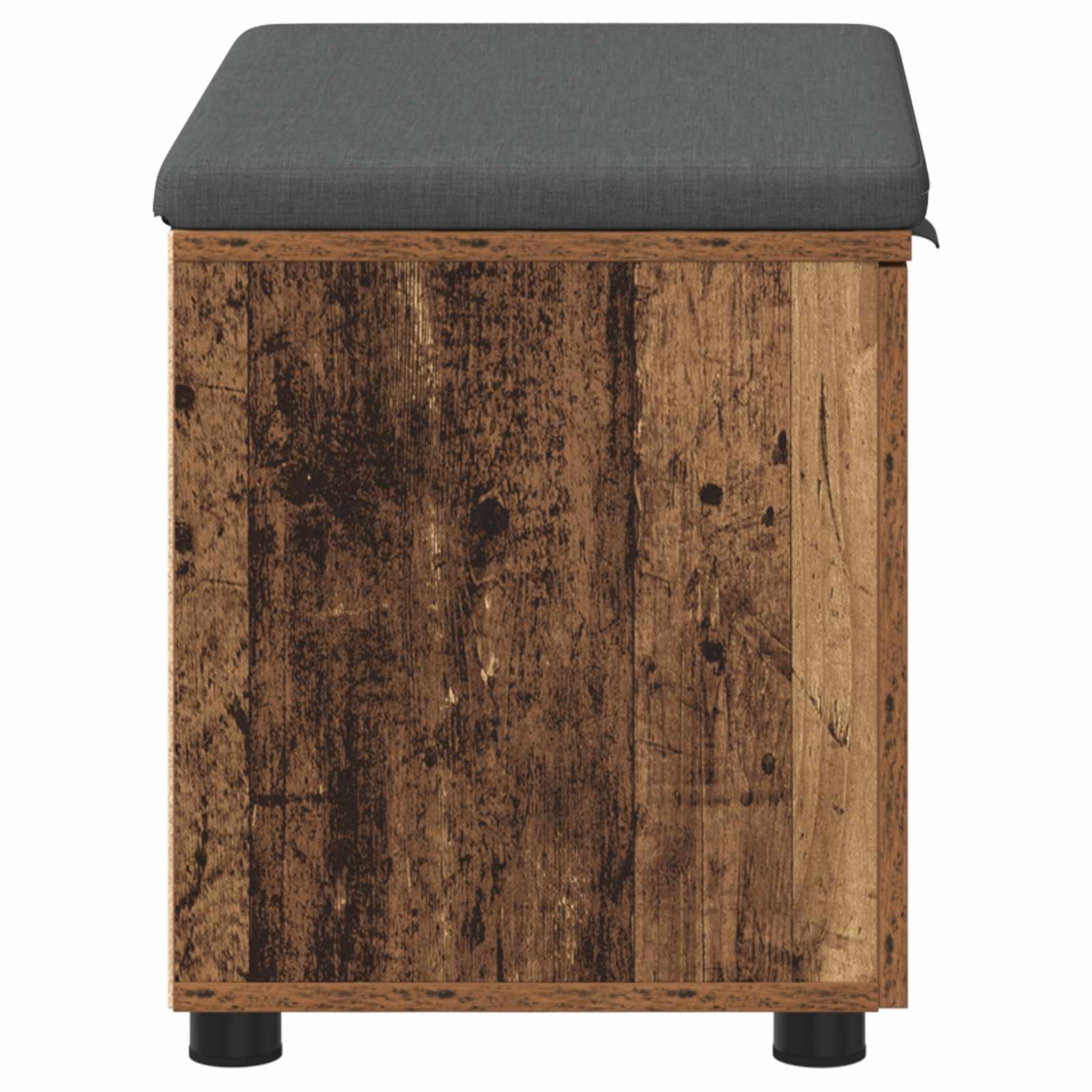 Halbank Oudhout 60 x 38 x 46 cm Geïndustrialiseerd hout en stof is nu te koop bij PeponiXL, paradijselijk wonen!