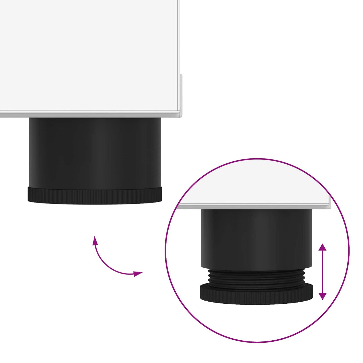 Halbank met kussen met opslag met de deur Wit 80 x 46 x 46 cm is nu te koop bij PeponiXL, paradijselijk wonen!