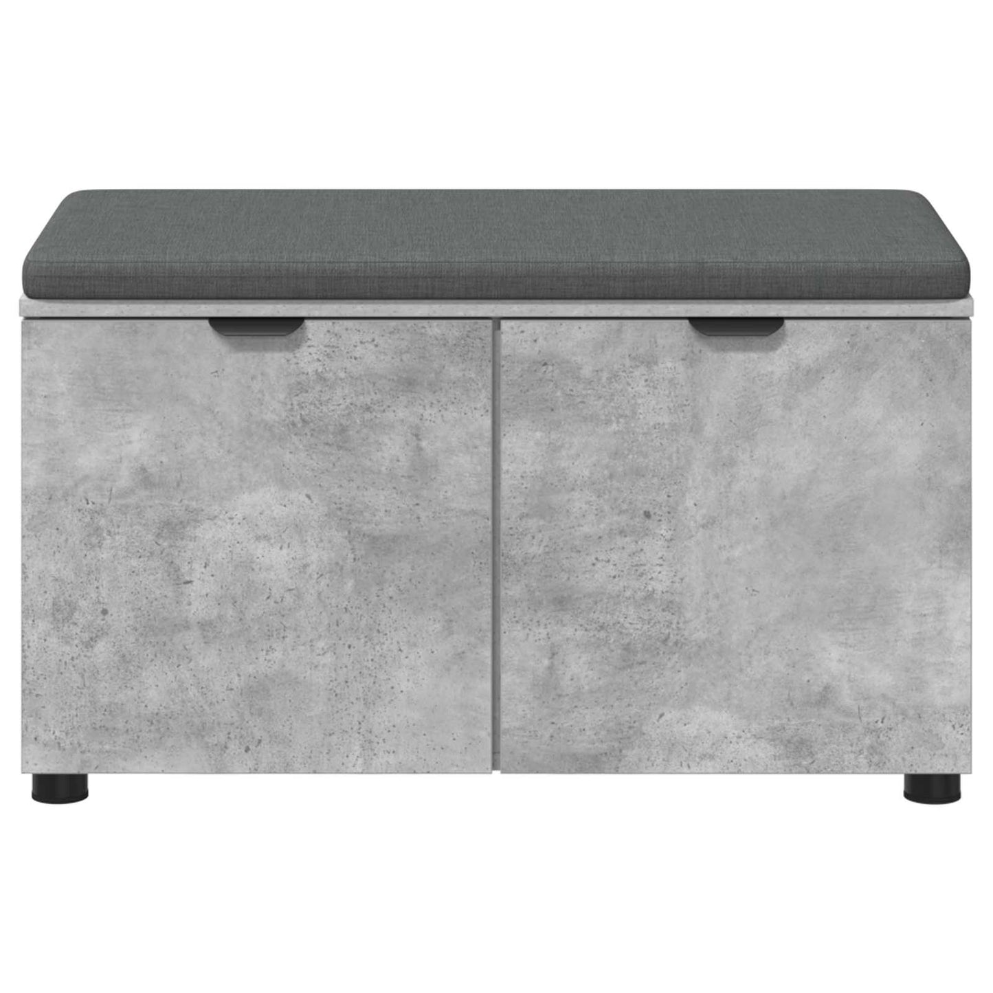 Halbank met kussen met plank Beton Grijs 80 x 38 x 46 cm is nu te koop bij PeponiXL, paradijselijk wonen!
