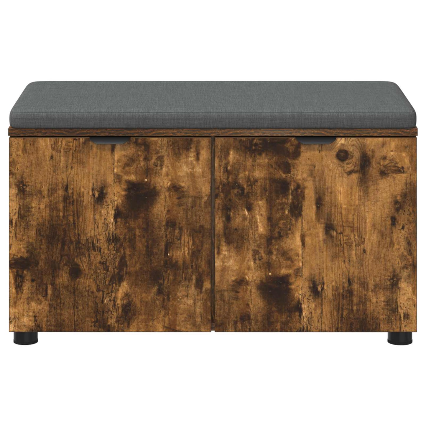 Halbank met kussen met plank Gerookte Eik 80 x 38 x 46 cm is nu te koop bij PeponiXL, paradijselijk wonen!
