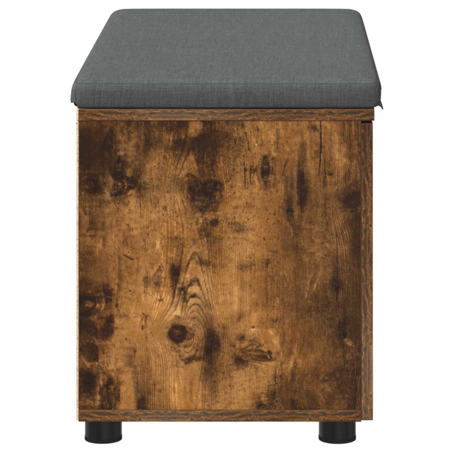 Halbank met kussen met plank Gerookte Eik 80 x 38 x 46 cm is nu te koop bij PeponiXL, paradijselijk wonen!