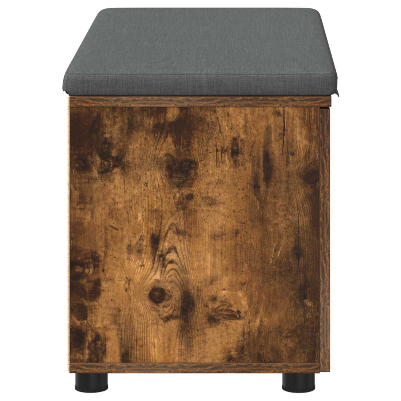 Halbank met kussen met plank Gerookte Eik 80 x 38 x 46 cm is nu te koop bij PeponiXL, paradijselijk wonen!