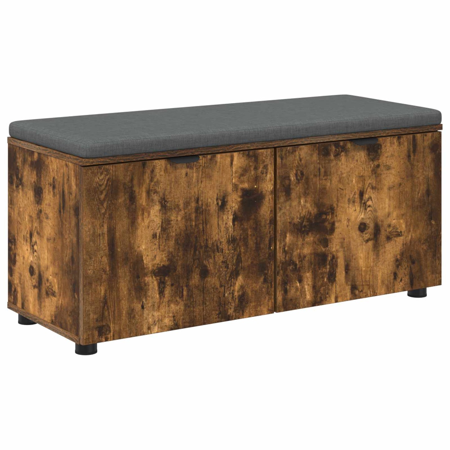Halbank met kussen met plank Gerookte Eik 100 x 38 x 46 cm is nu te koop bij PeponiXL, paradijselijk wonen!