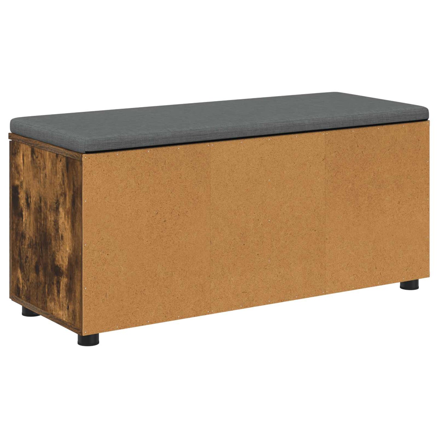 Halbank met kussen met plank Gerookte Eik 100 x 38 x 46 cm is nu te koop bij PeponiXL, paradijselijk wonen!