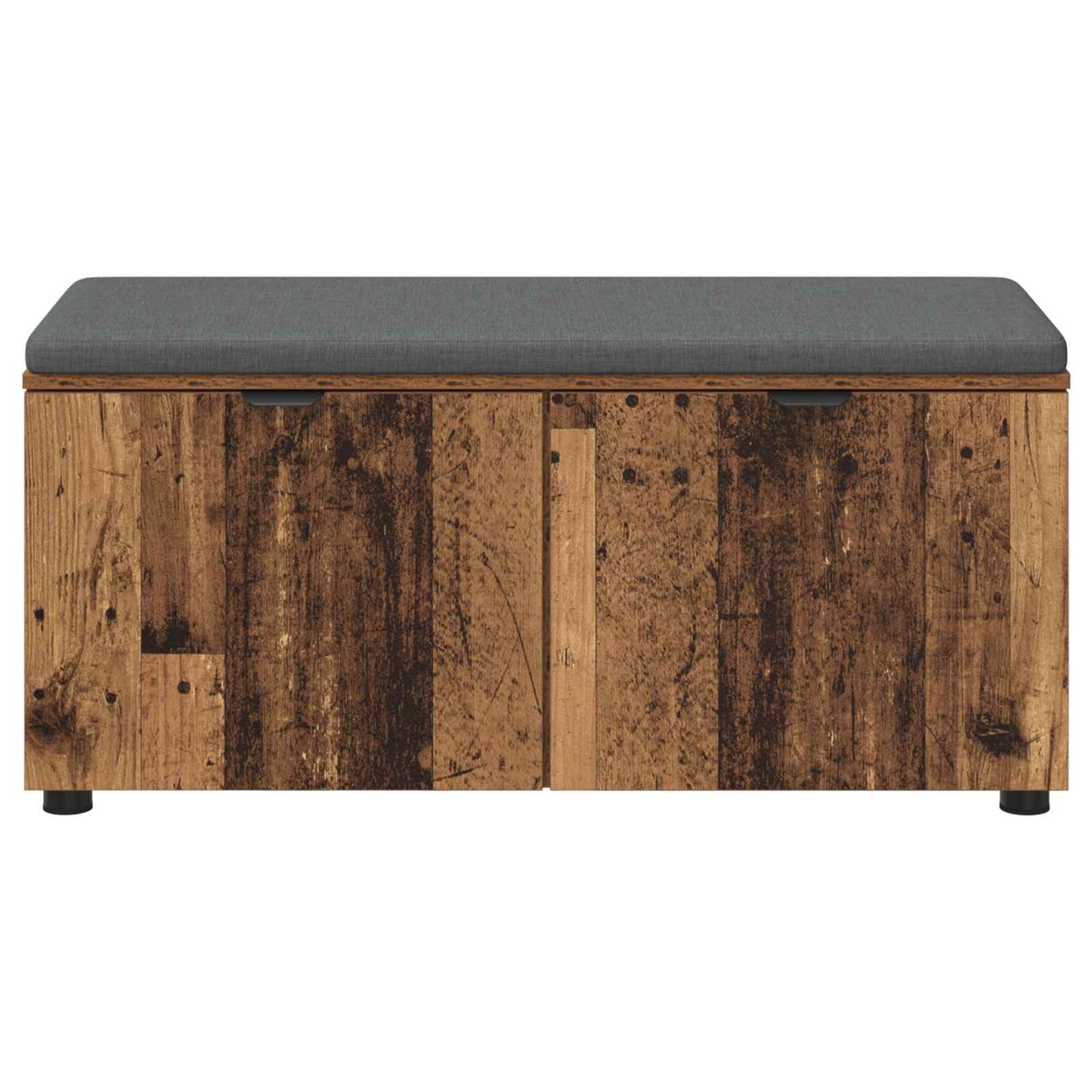 Halbank met kussen met plank Oudhout 100 x 38 x 46 cm is nu te koop bij PeponiXL, paradijselijk wonen!