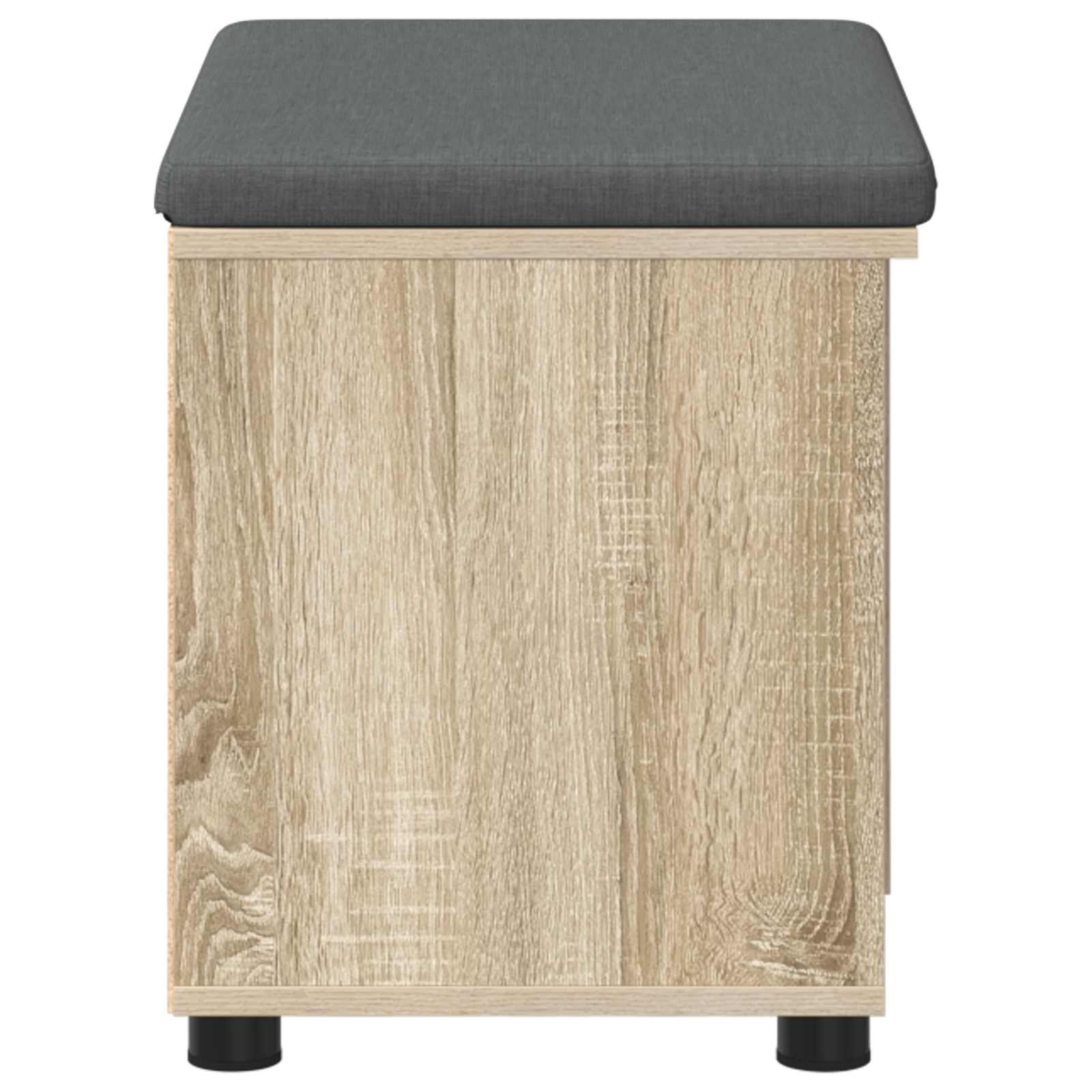 Halbank met kussen met plank Sonoma Eiken 60 x 38 x 46 cm is nu te koop bij PeponiXL, paradijselijk wonen!