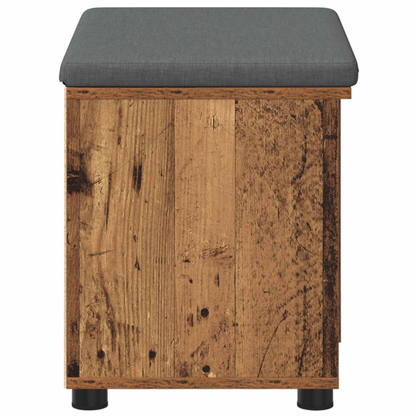 Halbank Oudhout 60 x 38 x 46 cm Geïndustrialiseerd hout en stof is nu te koop bij PeponiXL, paradijselijk wonen!
