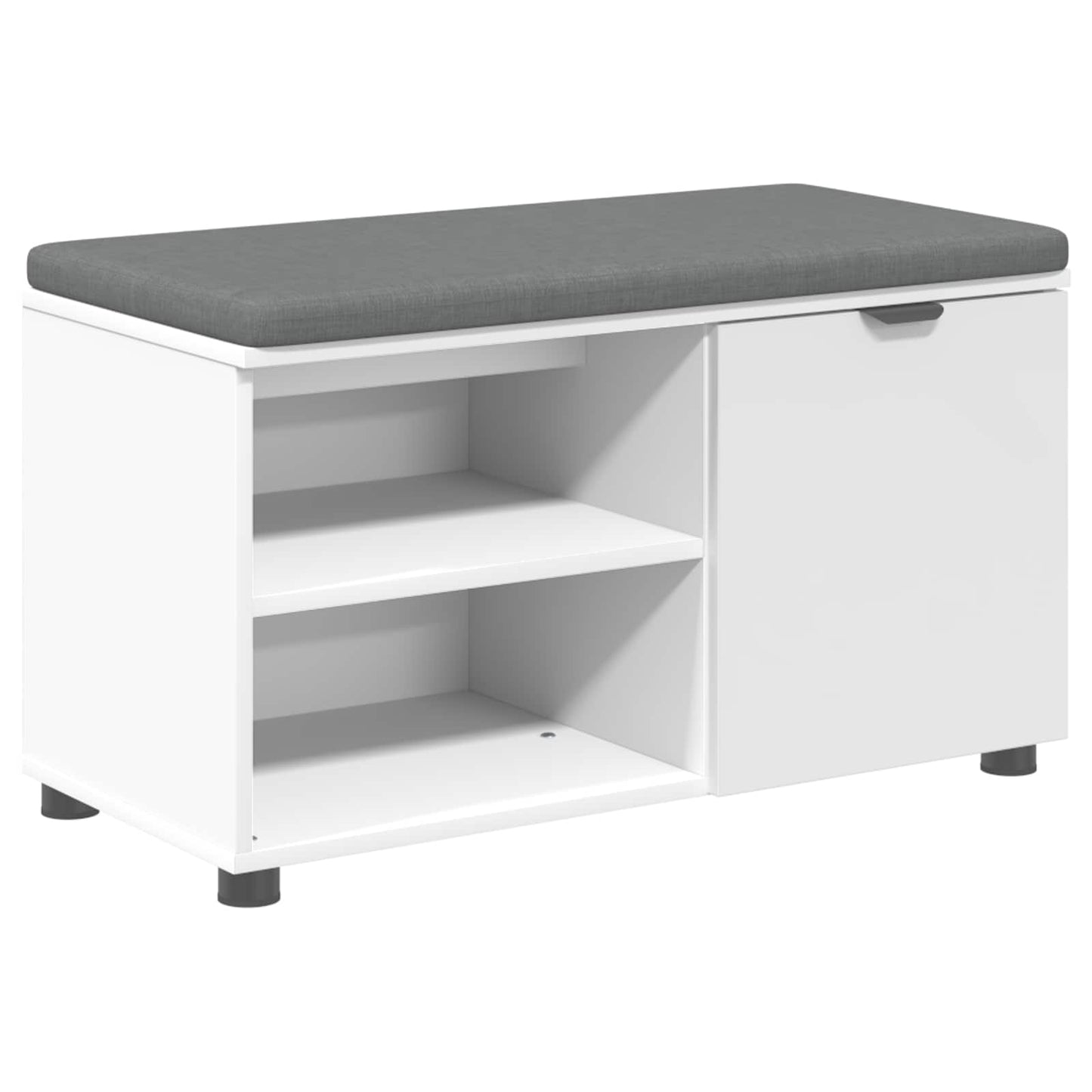 Halbank met kussen Effen Wit 80 x 38 x 46 cm is nu te koop bij PeponiXL, paradijselijk wonen!