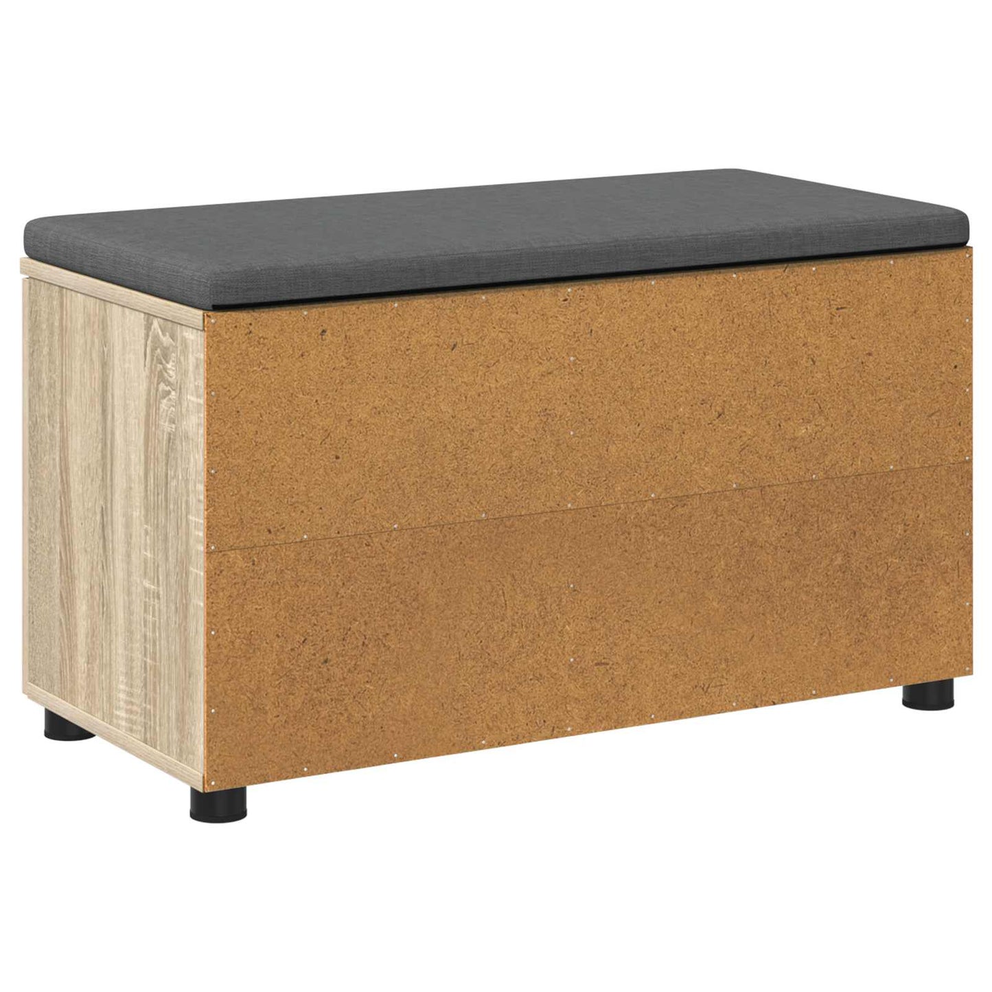 Halbank met kussen met plank Sonoma Eiken 80 x 38 x 46 cm is nu te koop bij PeponiXL, paradijselijk wonen!