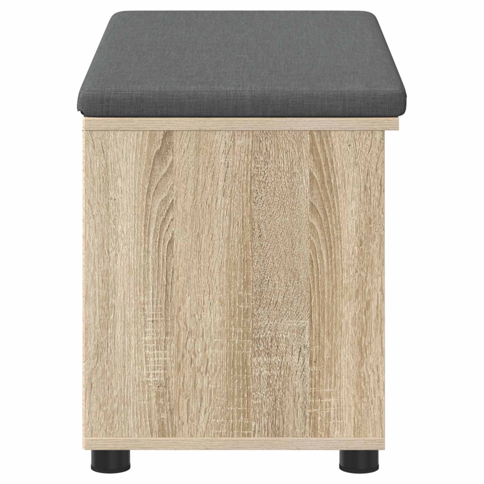 Halbank met kussen met plank Sonoma Eiken 80 x 38 x 46 cm is nu te koop bij PeponiXL, paradijselijk wonen!