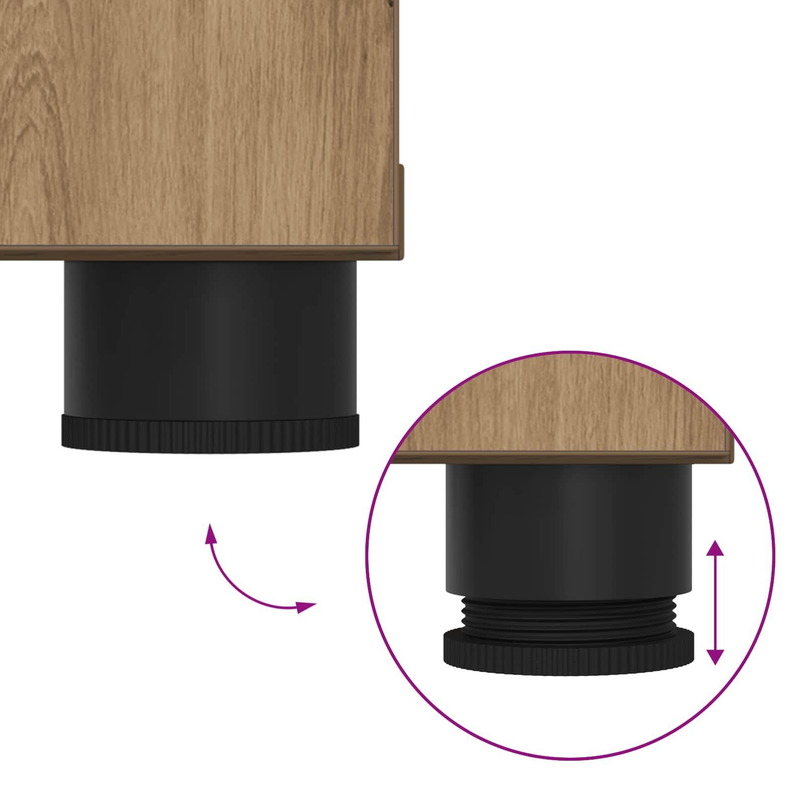 Halbank met kussen met plank Artisan Eik 80 x 38 x 46 cm is nu te koop bij PeponiXL, paradijselijk wonen!