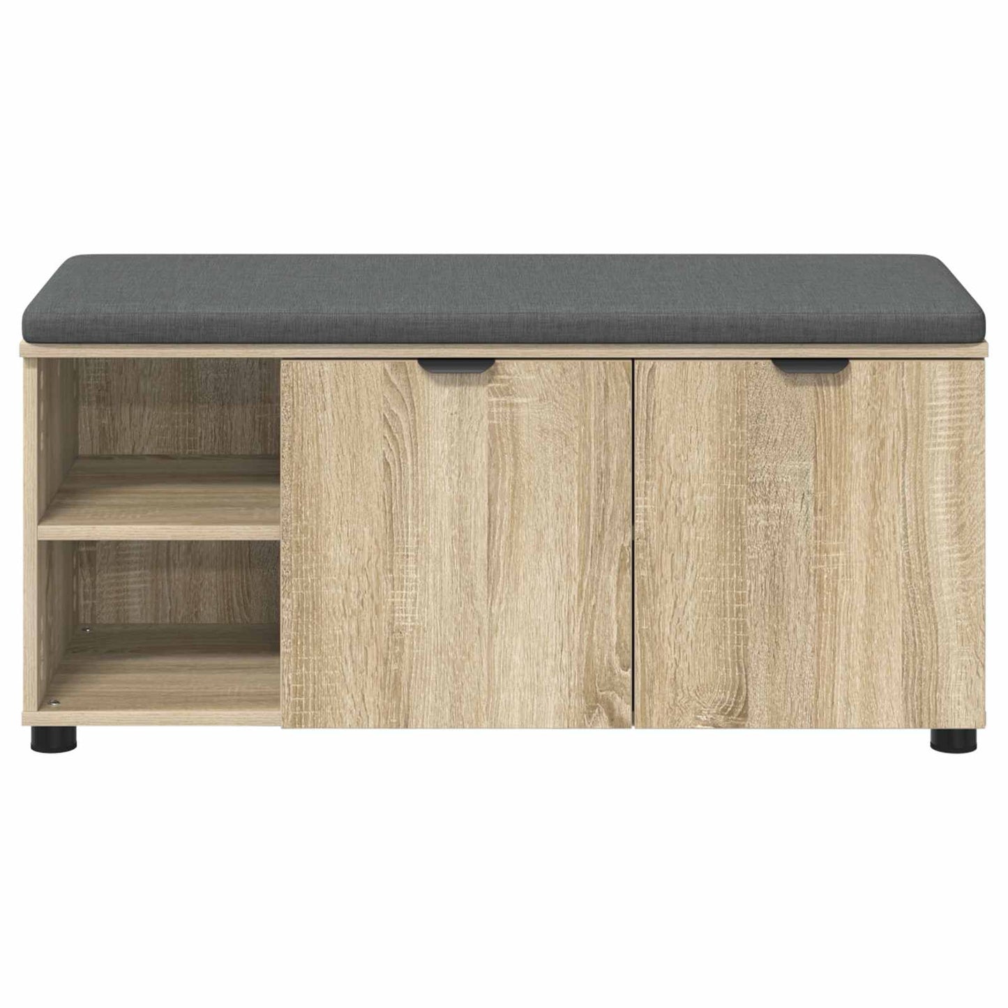 Halbank met kussen met plank Sonoma Eiken 100 x 38 x 46 cm is nu te koop bij PeponiXL, paradijselijk wonen!