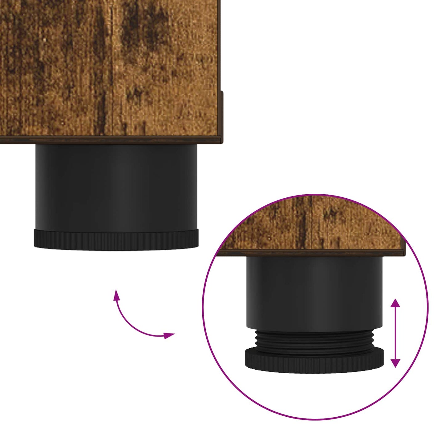 Halbank met kussen met plank Gerookte Eik 100 x 38 x 46 cm is nu te koop bij PeponiXL, paradijselijk wonen!