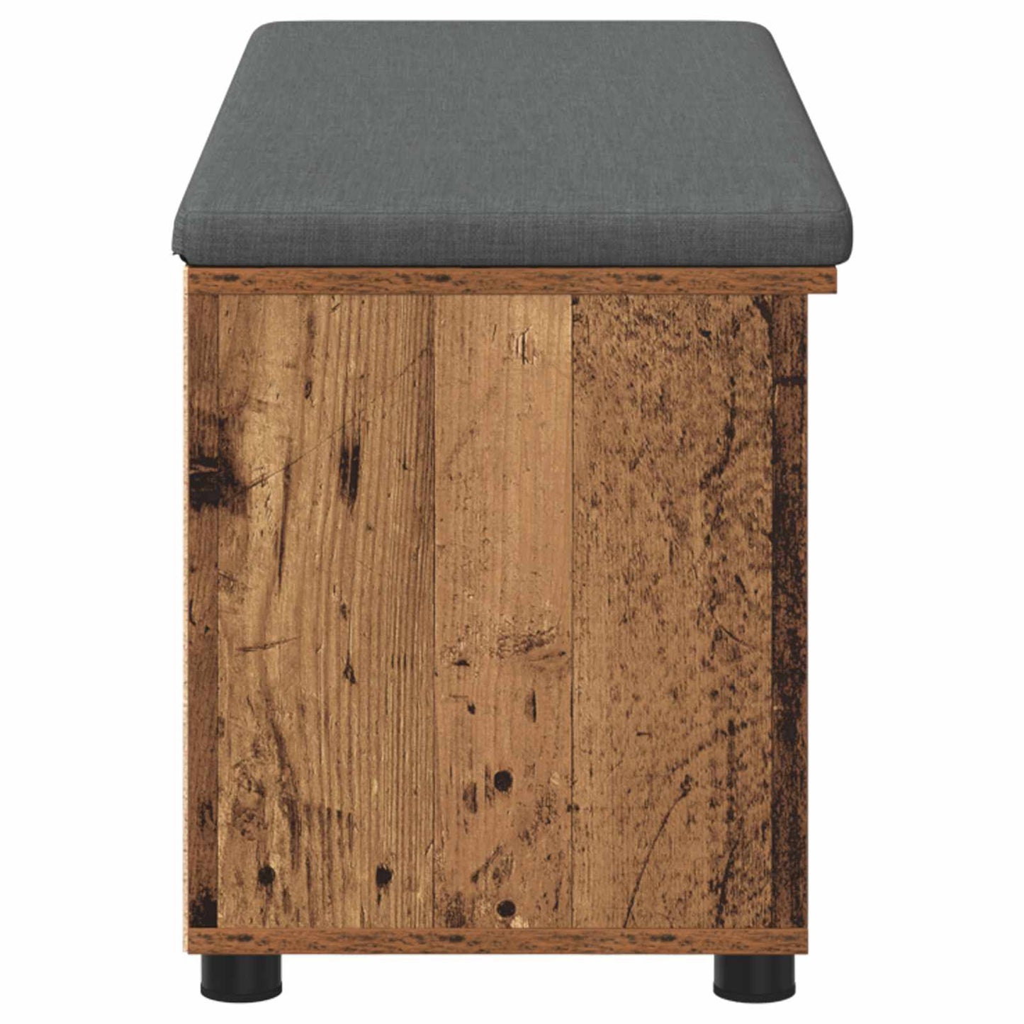 Halbank met kussen met plank Oudhout 100 x 38 x 46 cm is nu te koop bij PeponiXL, paradijselijk wonen!