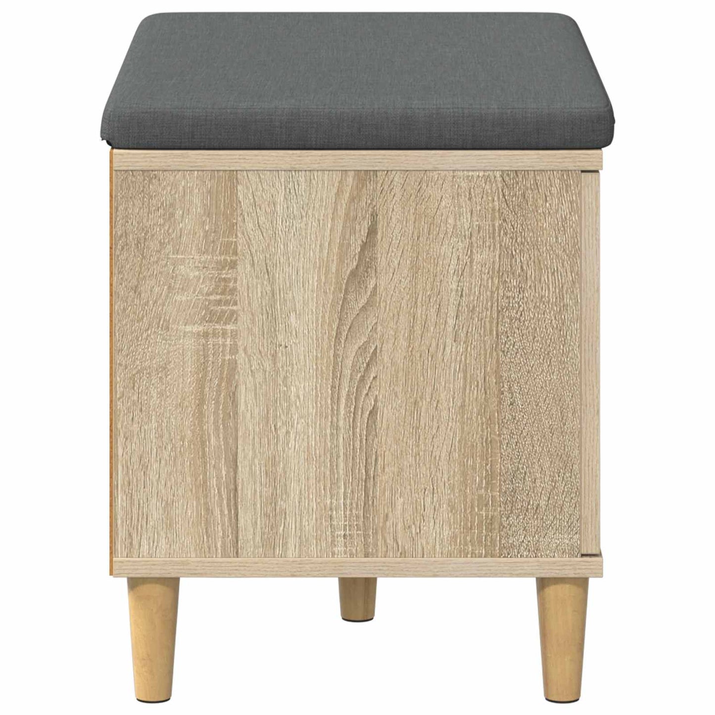 Halbank met kussen met opslag Sonoma Eiken 60 x 38 x 46 cm is nu te koop bij PeponiXL, paradijselijk wonen!