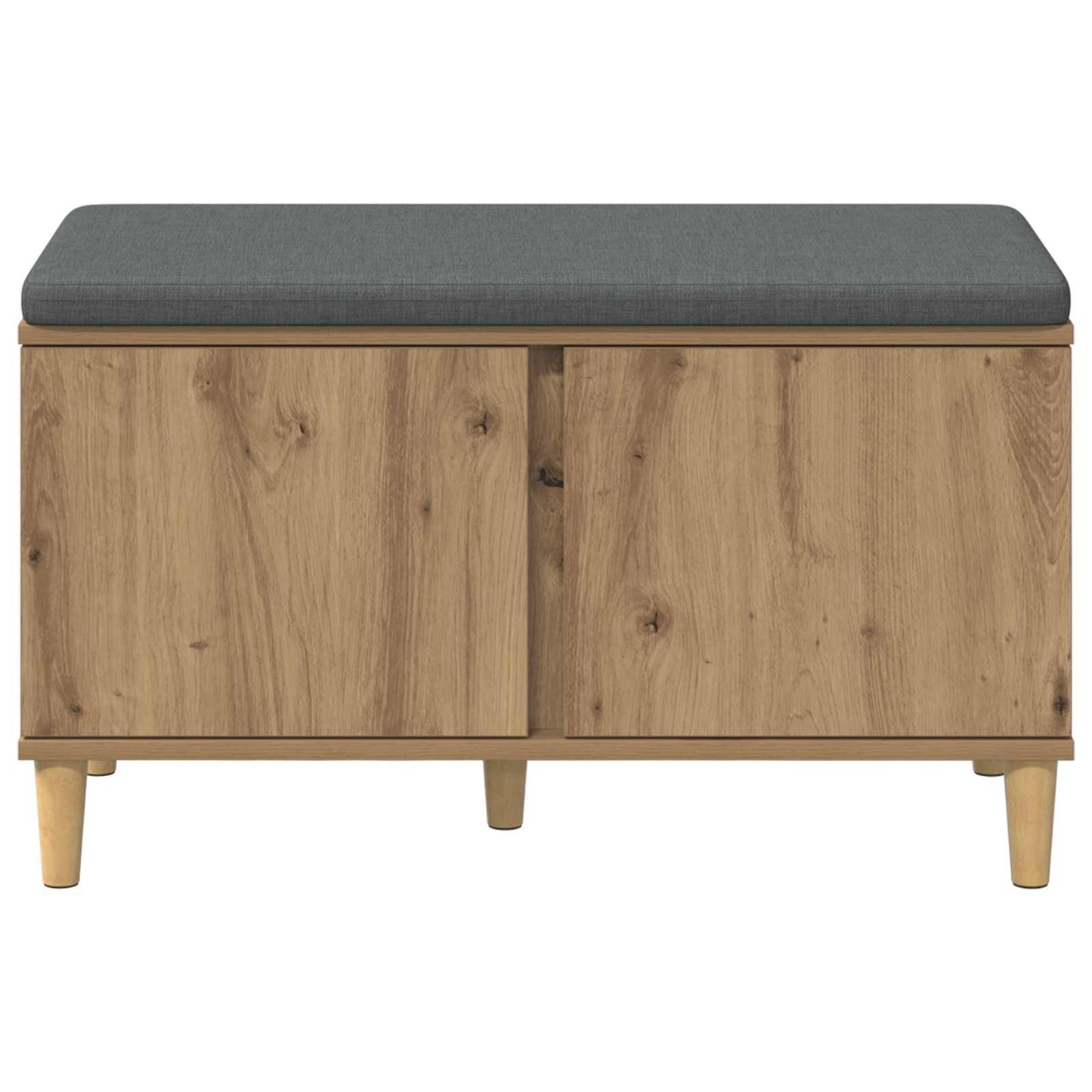 Halbank met kussen met opslag Artisan Eik 80 x 38 x 46 cm is nu te koop bij PeponiXL, paradijselijk wonen!