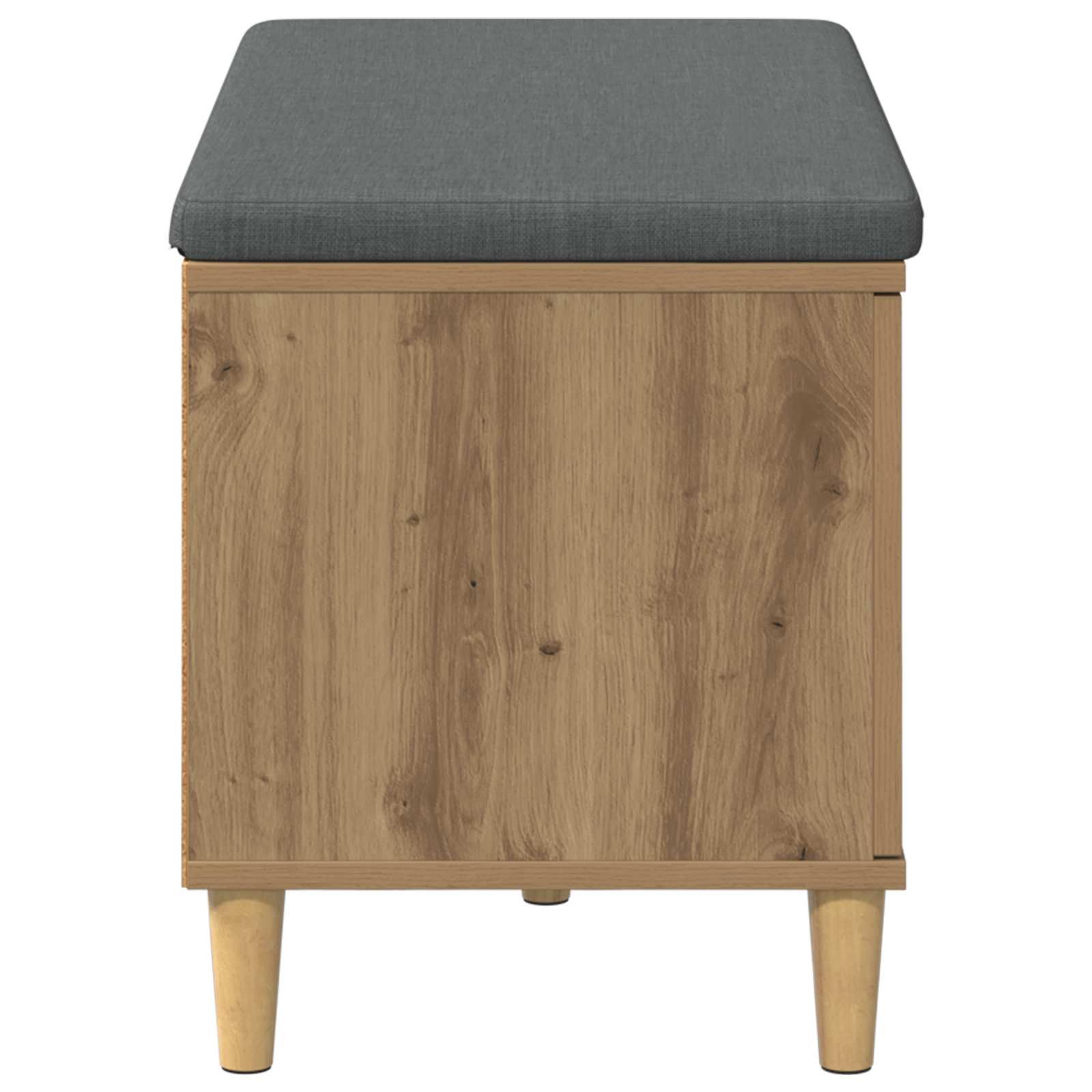 Halbank met kussen met opslag Artisan Eik 80 x 38 x 46 cm is nu te koop bij PeponiXL, paradijselijk wonen!