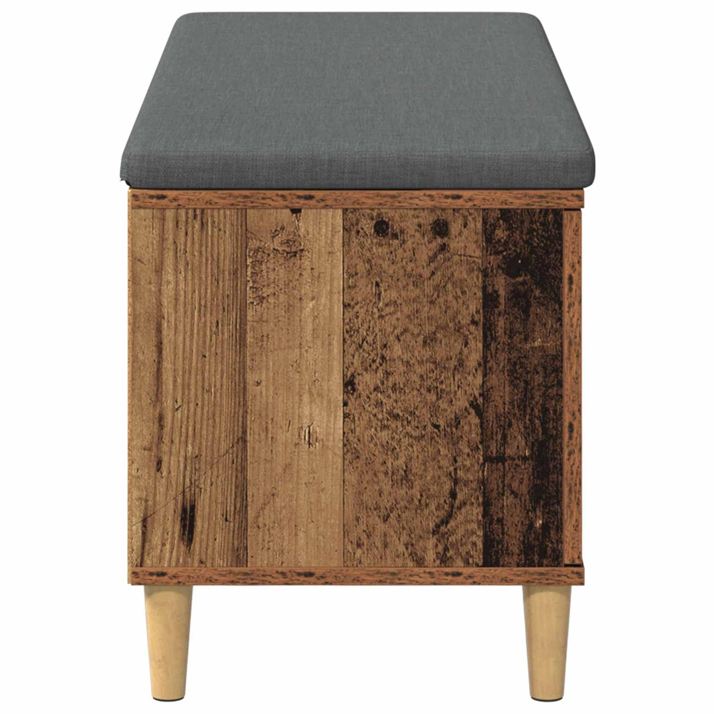 Halbank met kussen met opslag Oudhout 100 x 38 x 46 cm is nu te koop bij PeponiXL, paradijselijk wonen!