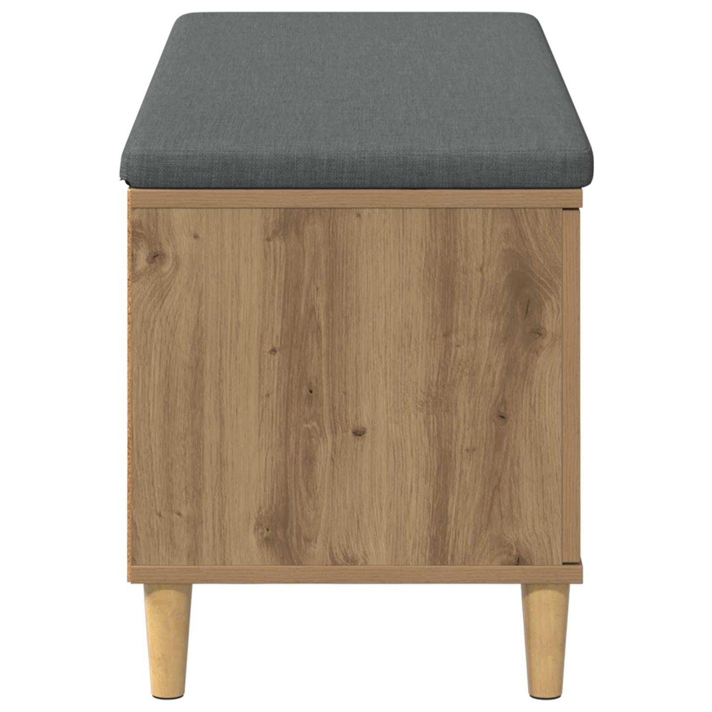 Halbank met kussen met opslag Artisan Eik 100 x 38 x 46 cm is nu te koop bij PeponiXL, paradijselijk wonen!