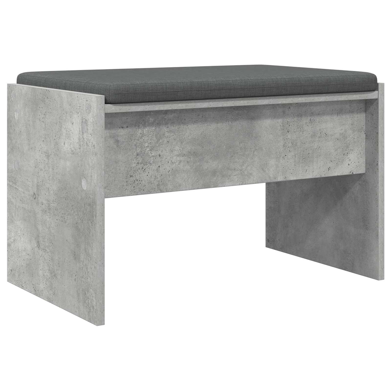 Halbank met kussen Beton Grijs 63 x 38 x 40 cm is nu te koop bij PeponiXL, paradijselijk wonen!