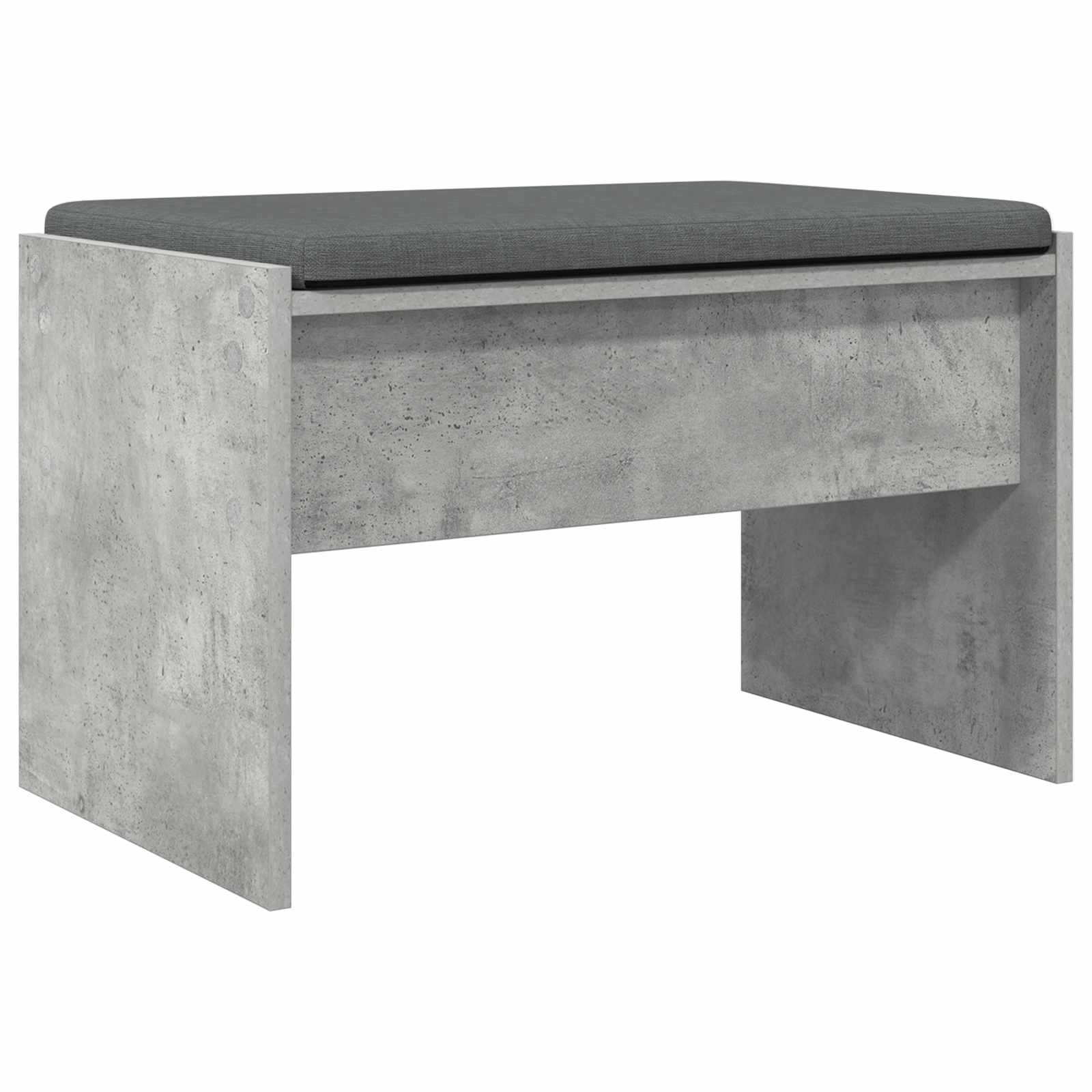 Halbank met kussen Beton Grijs 63 x 38 x 40 cm is nu te koop bij PeponiXL, paradijselijk wonen!