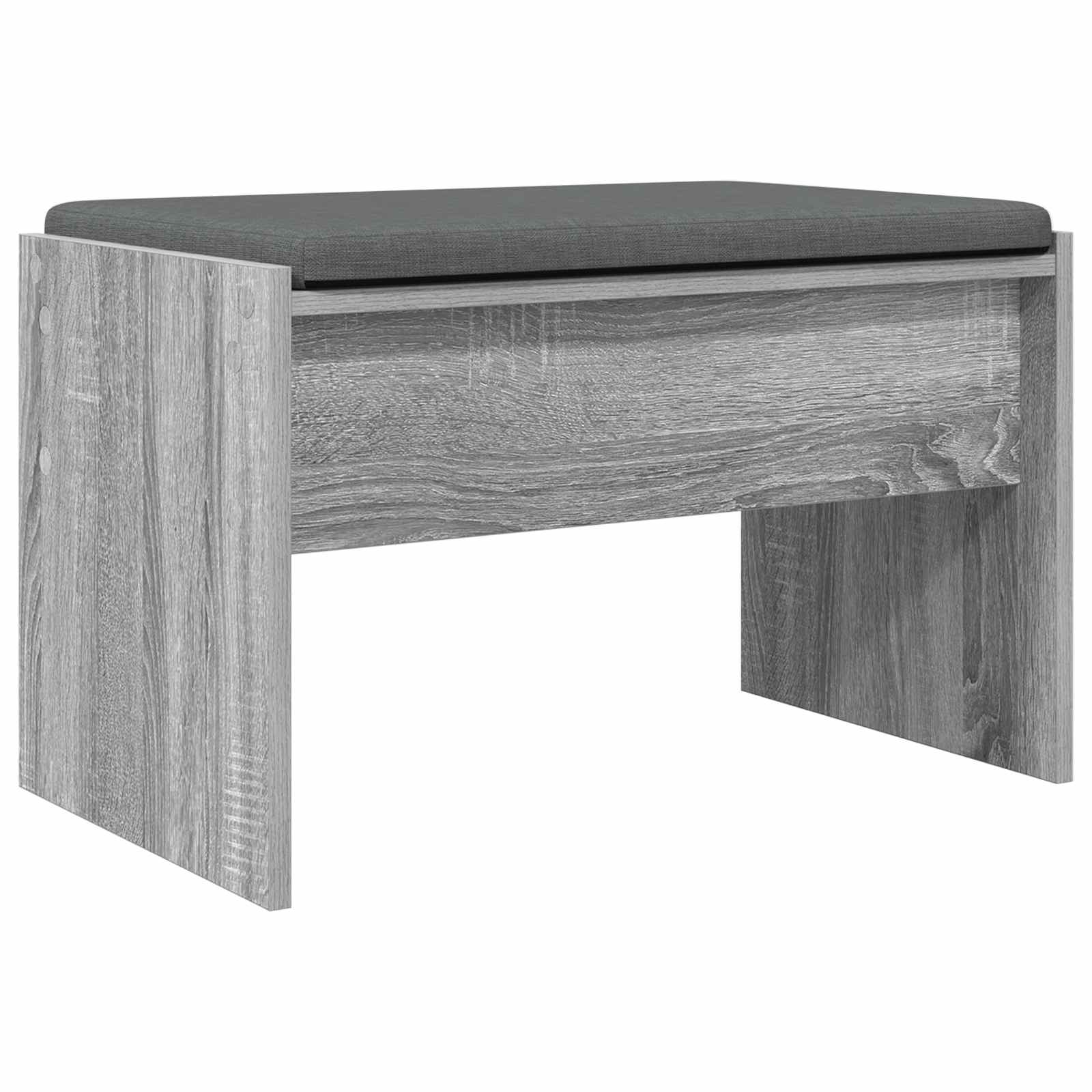Halbank met kussen Grijs Sonoma 63 x 38 x 40 cm is nu te koop bij PeponiXL, paradijselijk wonen!