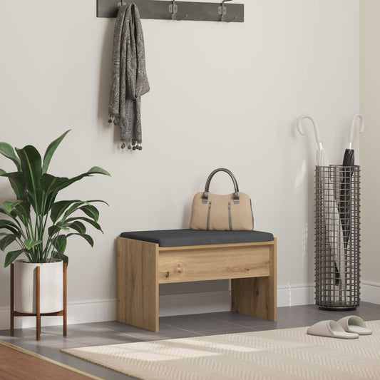 Halbank met kussen Artisan Eiken 63 x 38 x 40 cm is nu te koop bij PeponiXL, paradijselijk wonen!